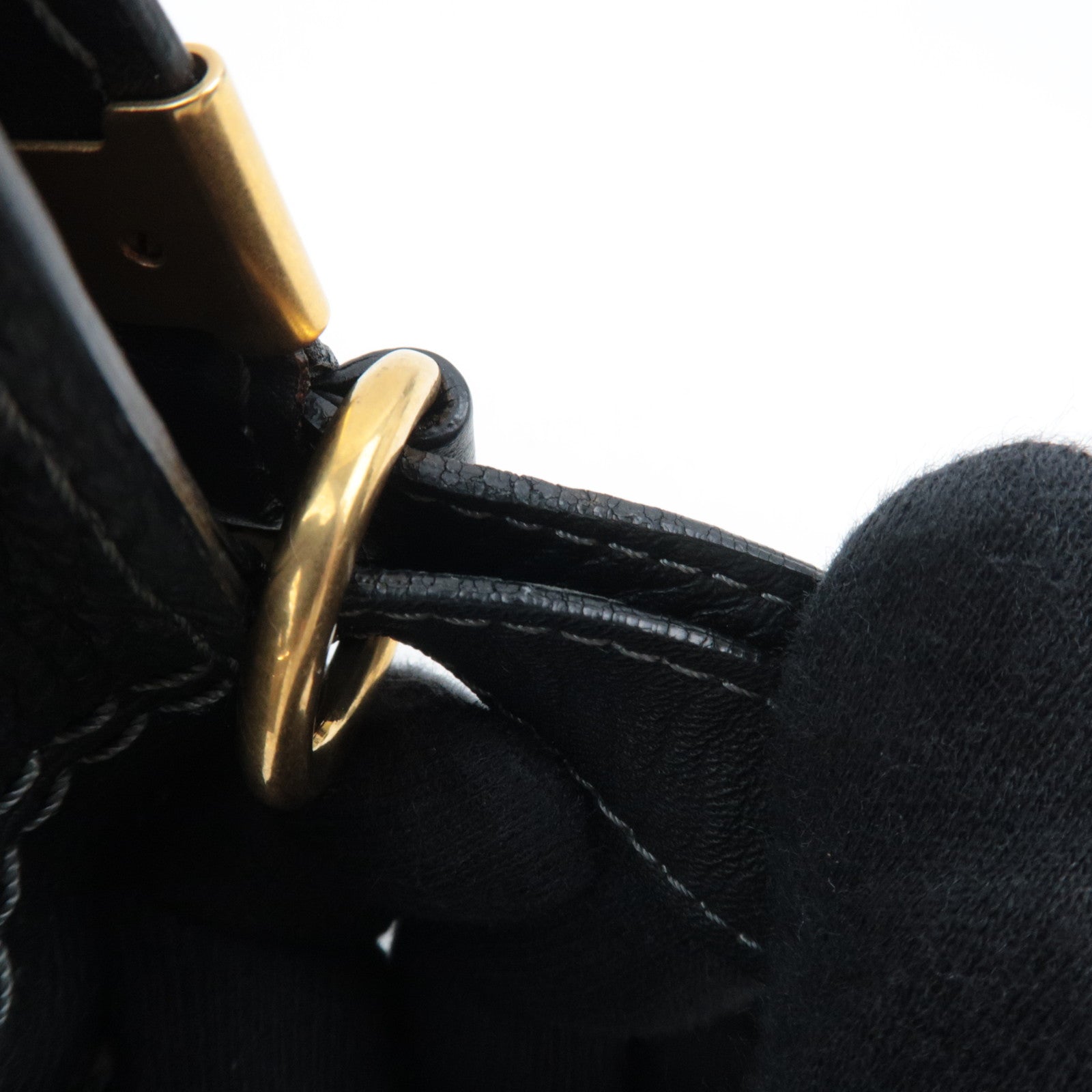 Chloe Marcy Small Leather Saddlebag Shoulder Bag Black *Dust bag