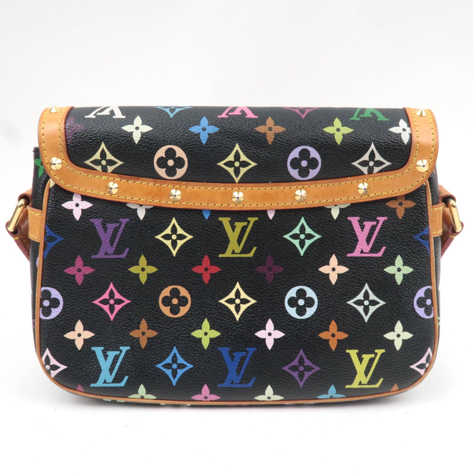 Louis Vuitton Monogram Multicolor Sologne Shoulder Bag Noir M92639