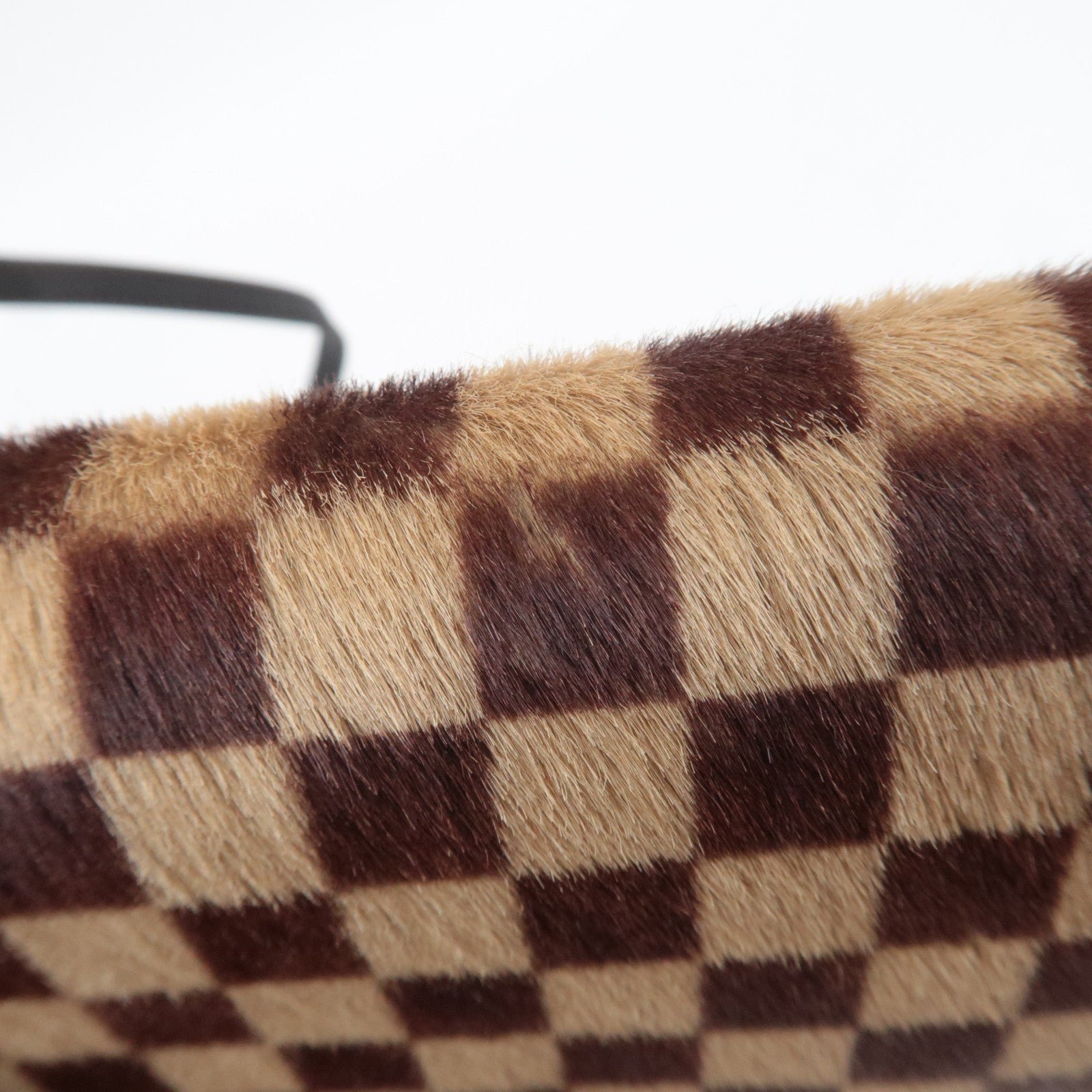 Louis Vuitton Damier Sauvage Gazelle Shoulder Bag Calf Leather M92130 *Strap