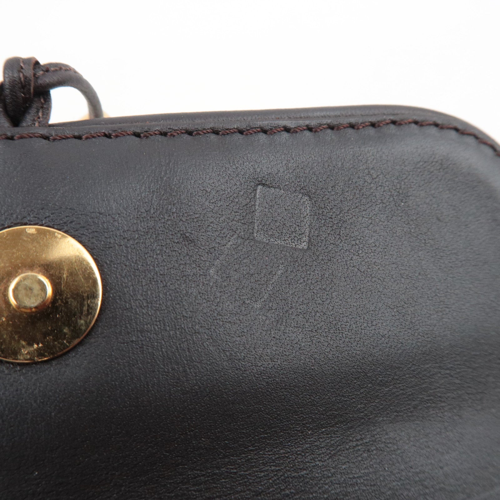 Louis Vuitton Damier Sauvage Gazelle Shoulder Bag Calf Leather M92130 *Strap