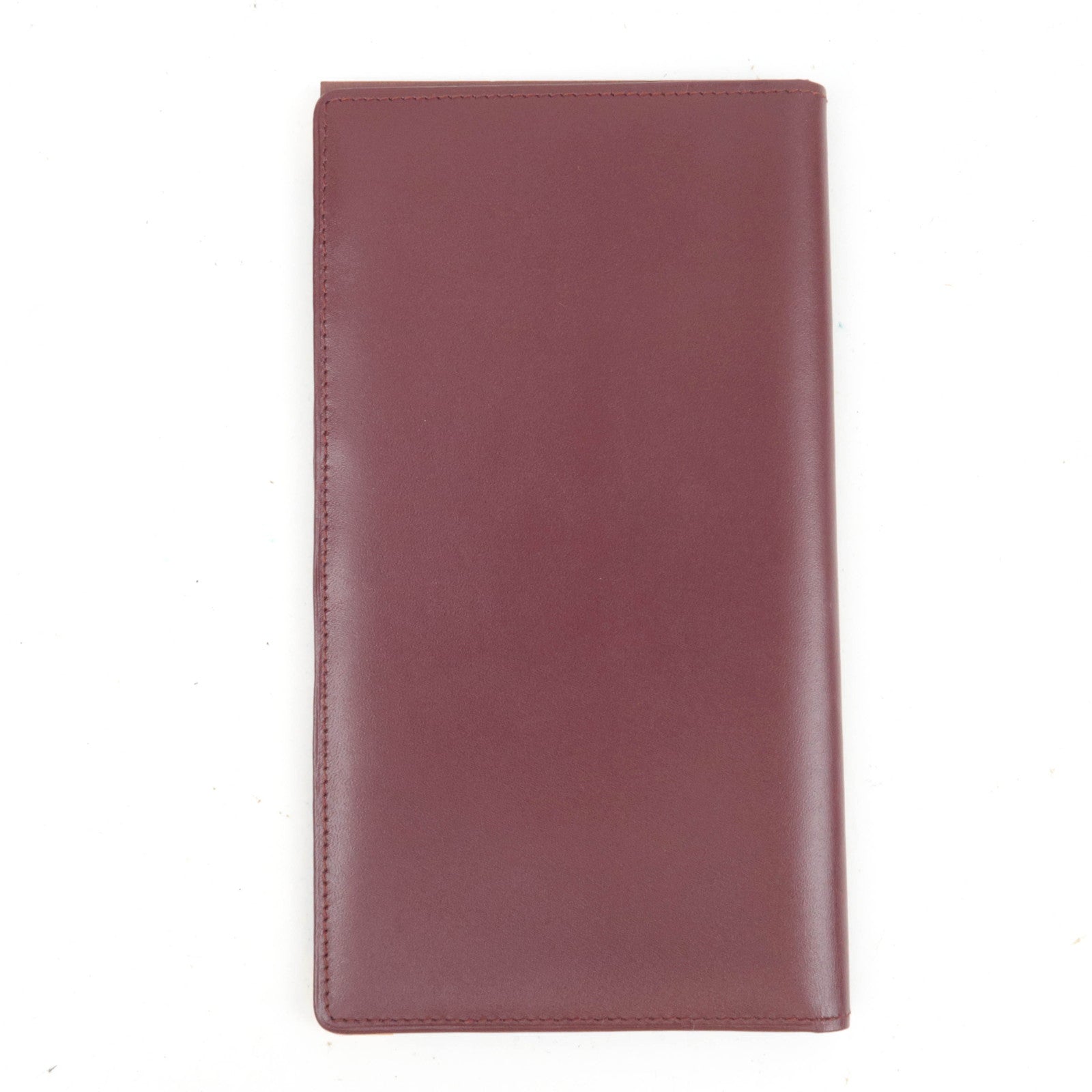 Cartier Must Line Leather Long Bill Wallet Bordeaux
