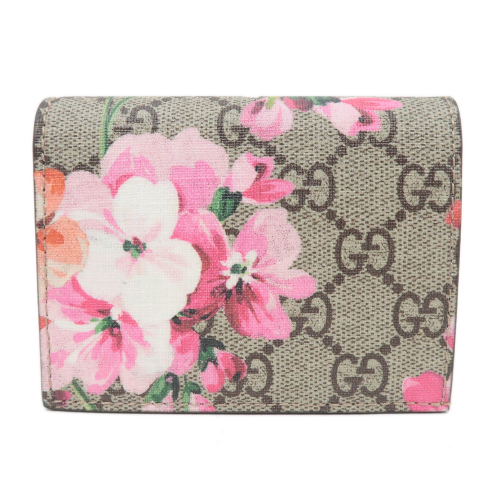 GUCCI GG Blooms Bifold Wallet GG Supreme 410088 *Box, Dust bag84627