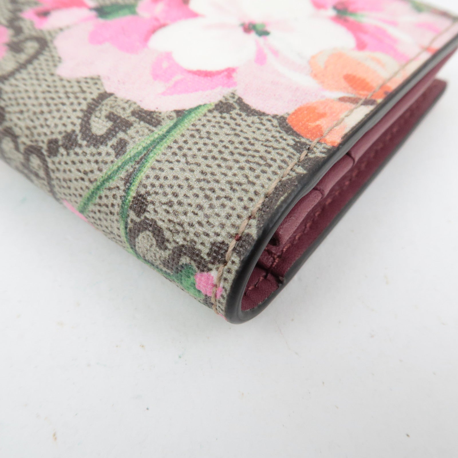 GUCCI GG Blooms Bifold Wallet GG Supreme 410088 *Box, Dust bag