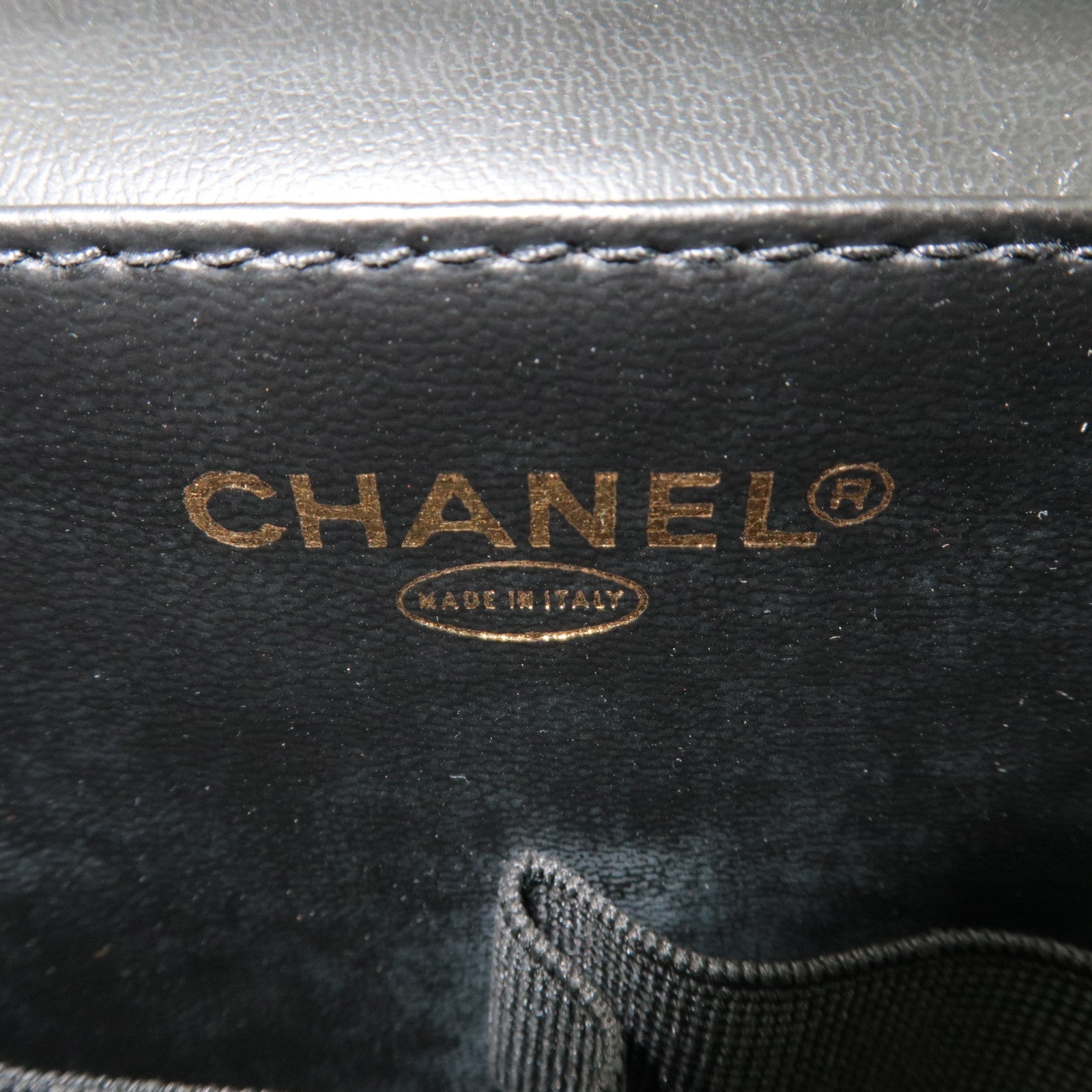 CHANEL Cocomark 2Way Vanity Bag Caviarskin Black 4066847 *Box, Dust bag, G card, Strap, Key Lock, Clochette