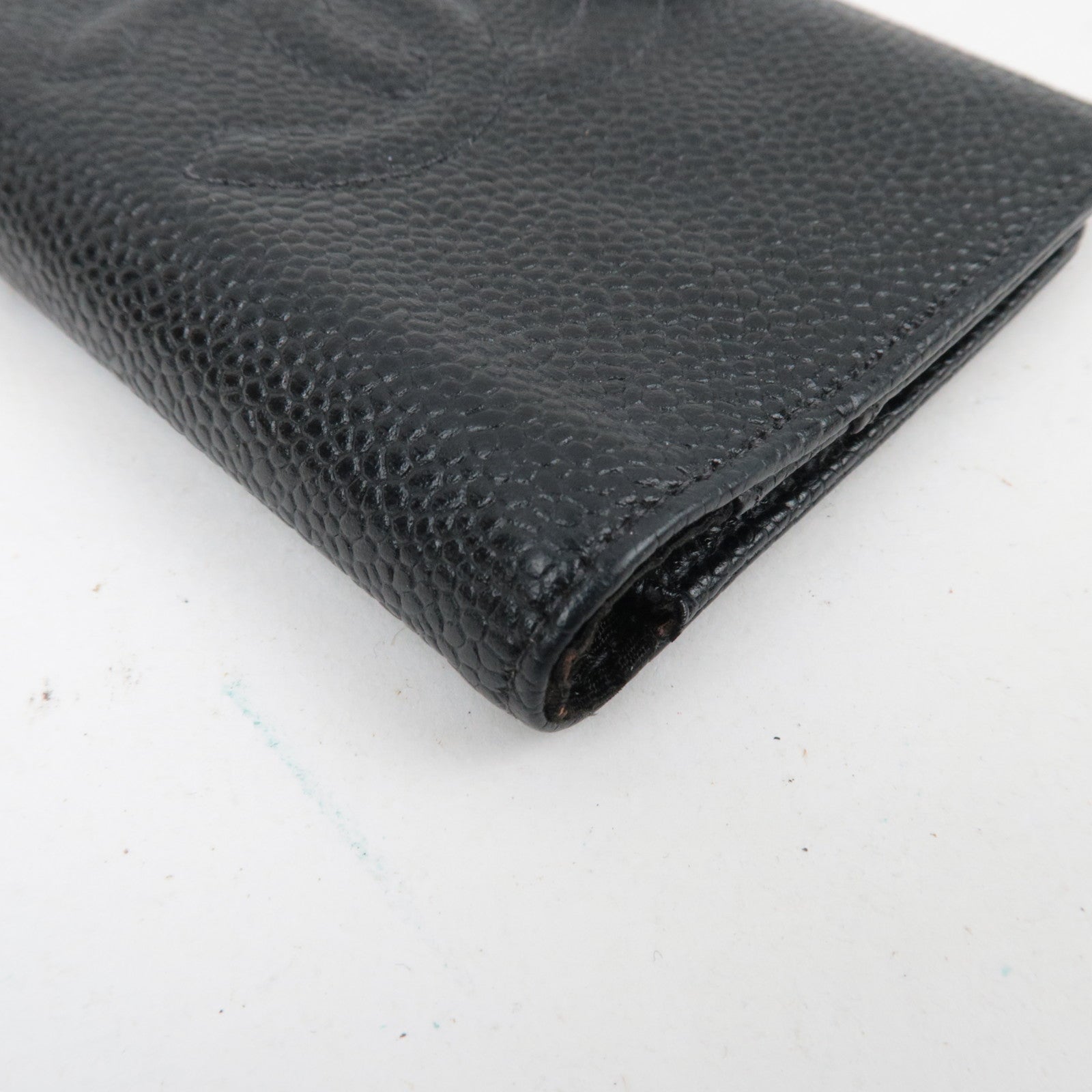 CHANEL Cocomark Mini Agenda Planner Cover Caviarskin Black 5216897