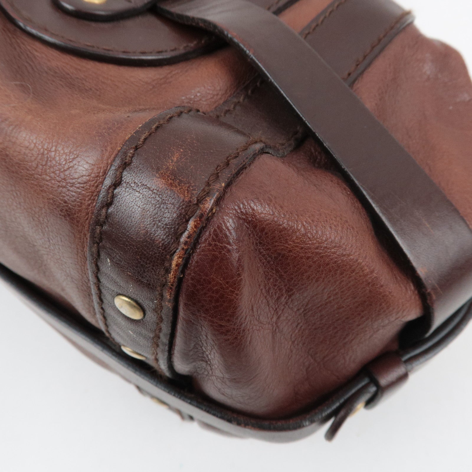 Chloe Kerala Leather Handbag Brown *Charm