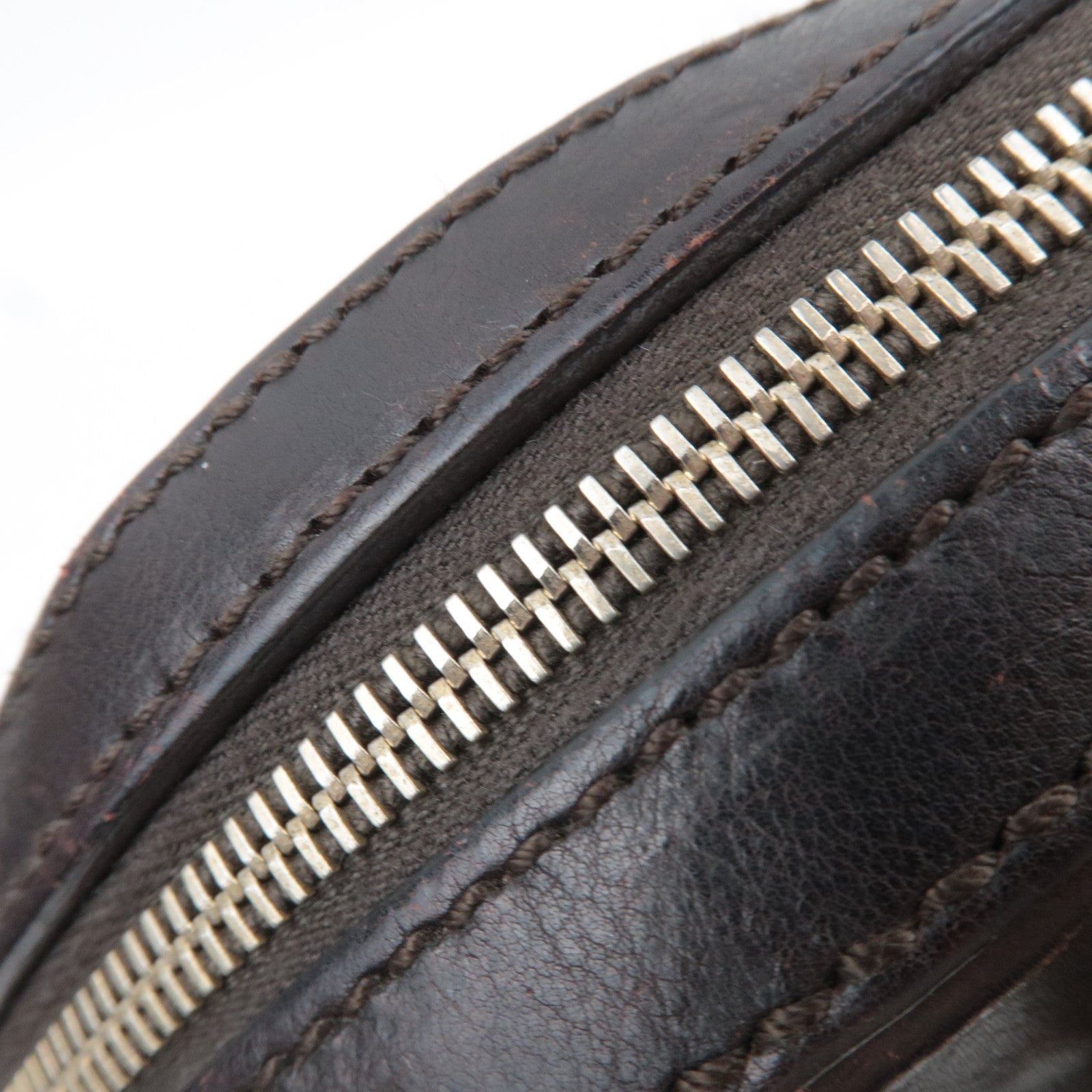 SAINT LAURENT YSL Muse Leather Shoulder Bag Brown *Key Lock, Clochette