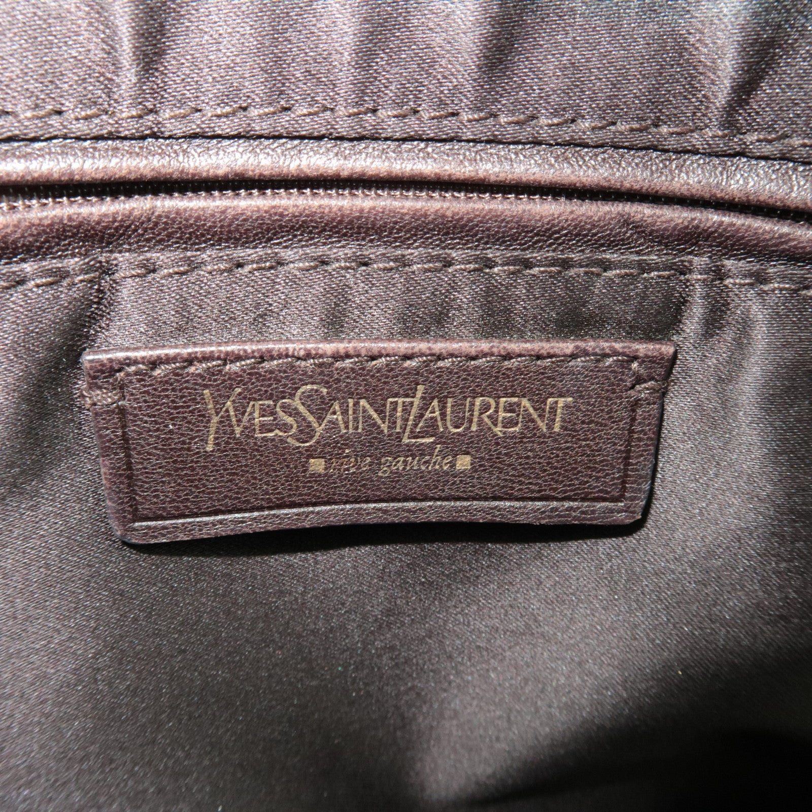 SAINT LAURENT YSL Muse Leather Shoulder Bag Brown *Key Lock, Clochette