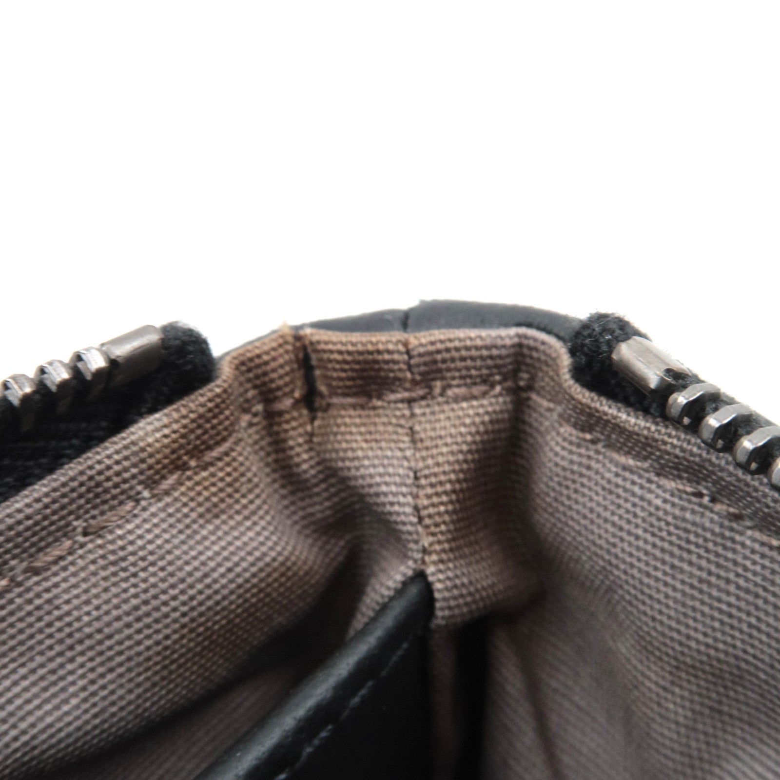 BOTTEGA VENETA Intrecciato Leather Clutch Bag Black