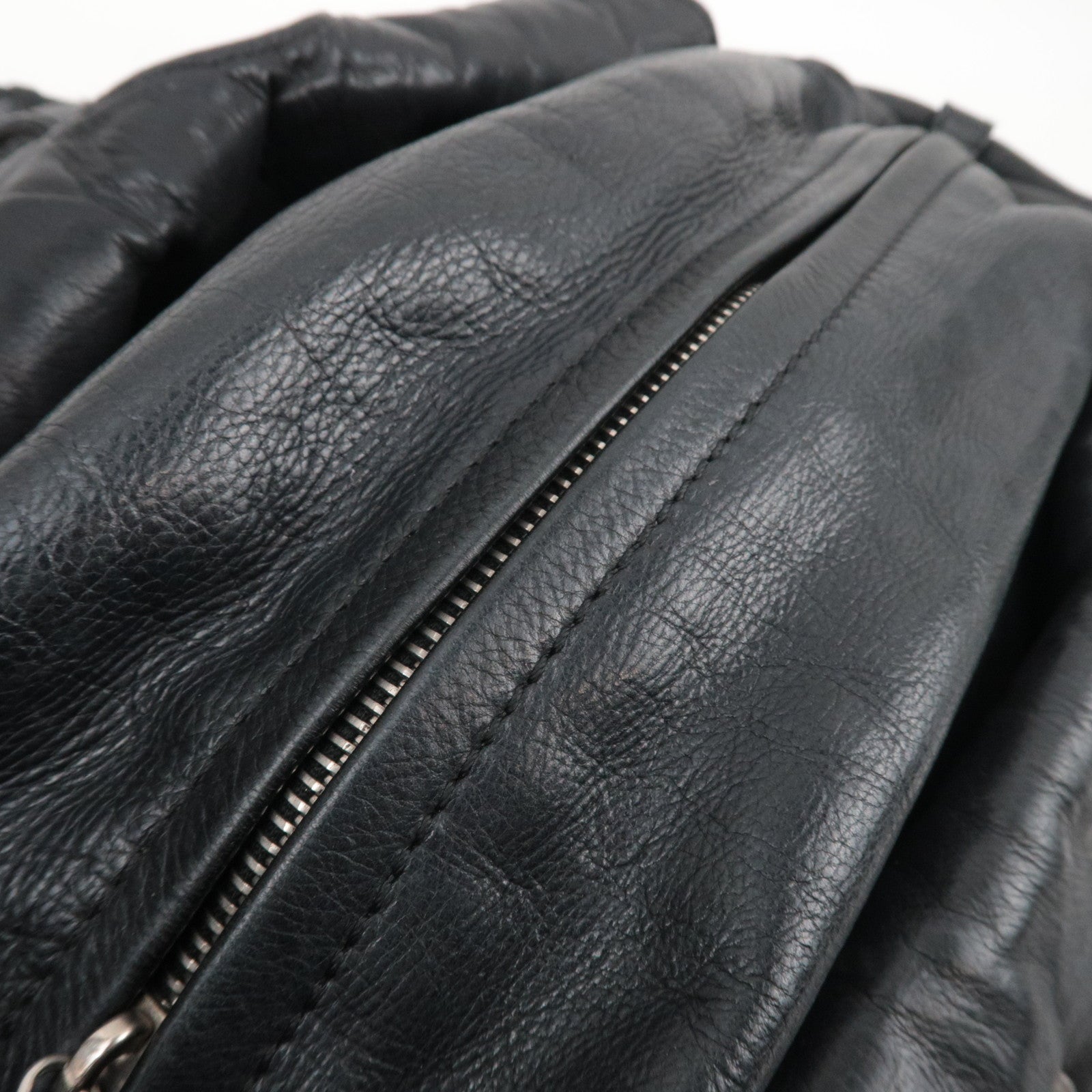 Chloe Silverado Leather Shoulder Bag Black