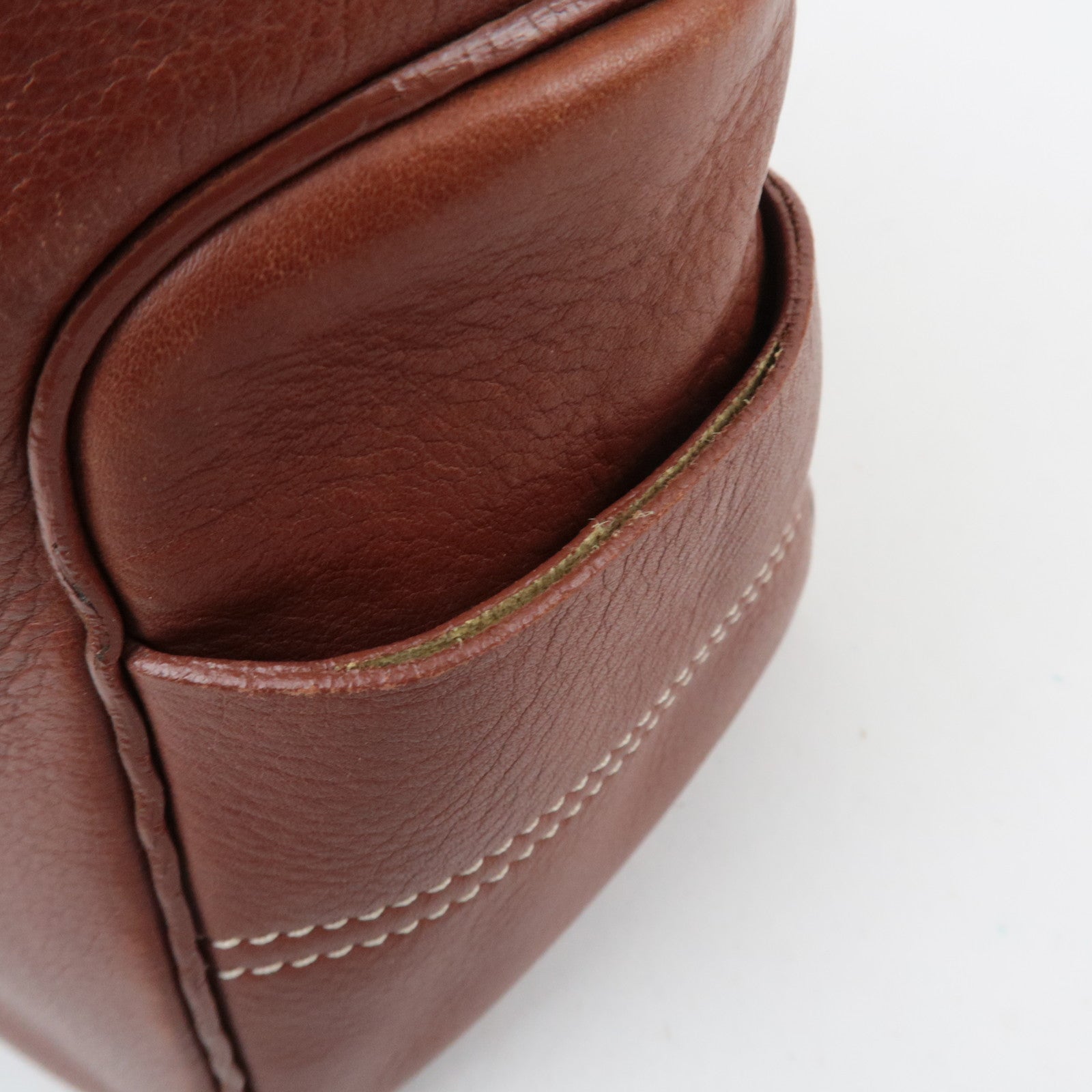 CELINE Boogie Bag Leather Handbag Brown