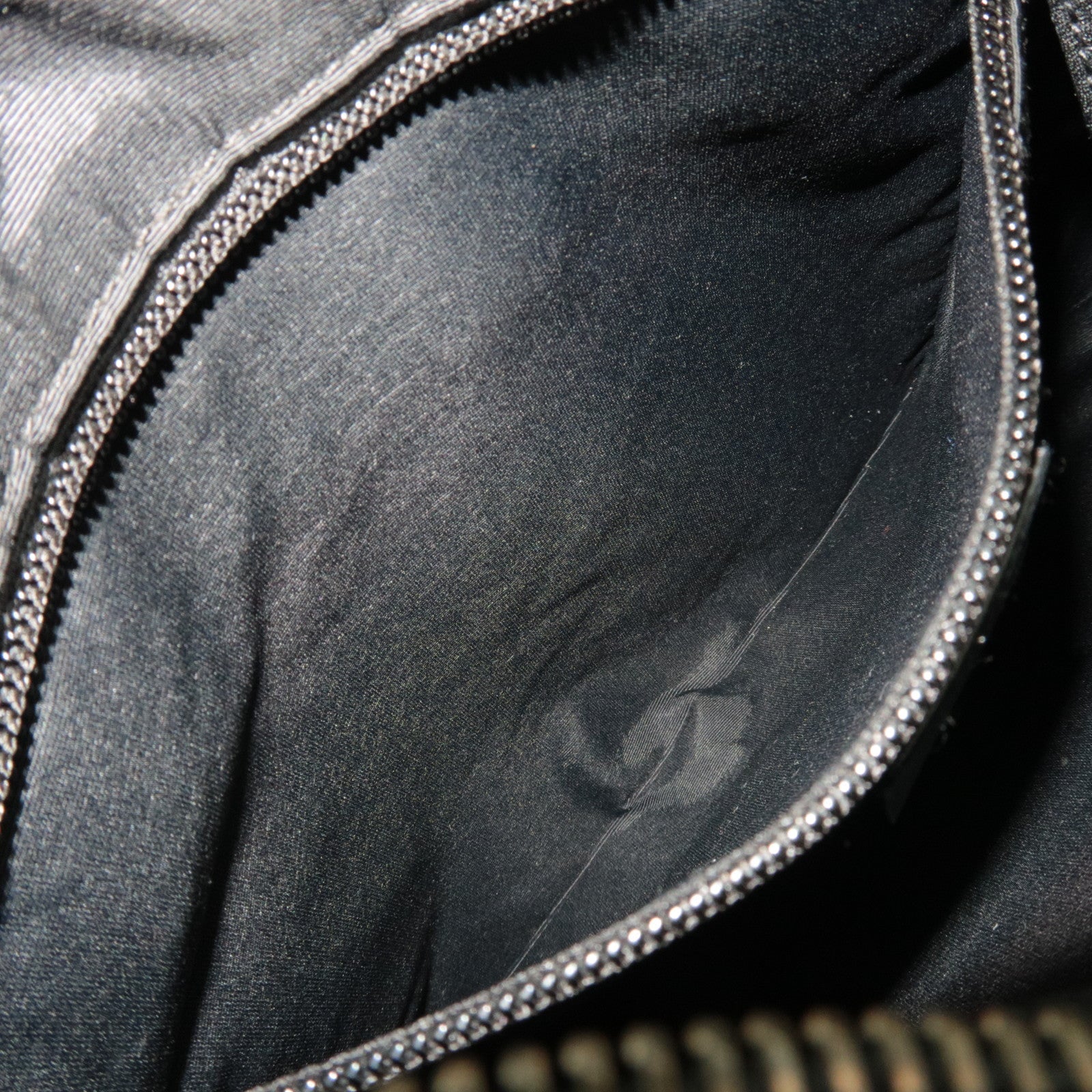 GUCCI Shoulder Bag GG Canvas Leather Black 019.0538