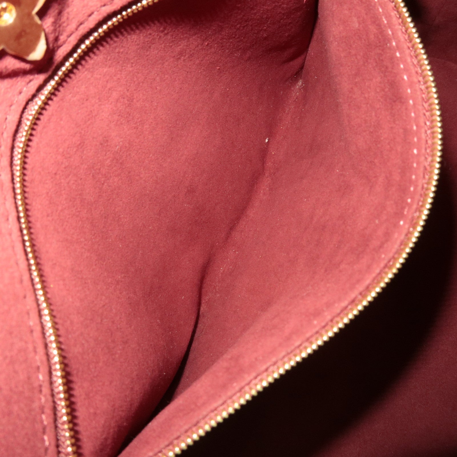 Louis Vuitton Monogram Flower Hobo Shoulder Bag Bordeaux M43547 *Clochette, Key Lock