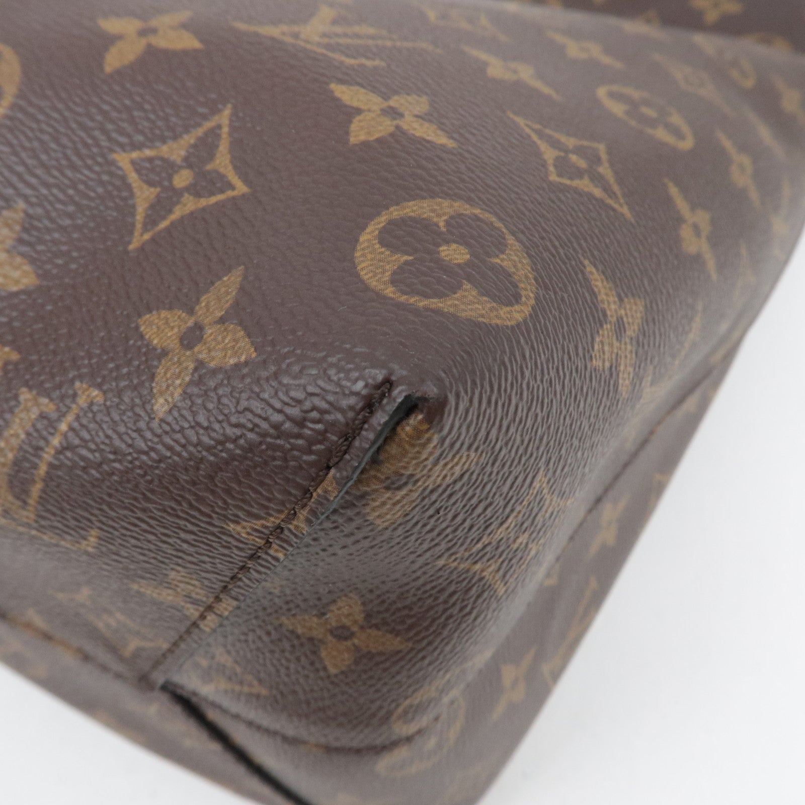 Louis Vuitton Monogram Flower Hobo Shoulder Bag Bordeaux M43547 *Clochette, Key Lock