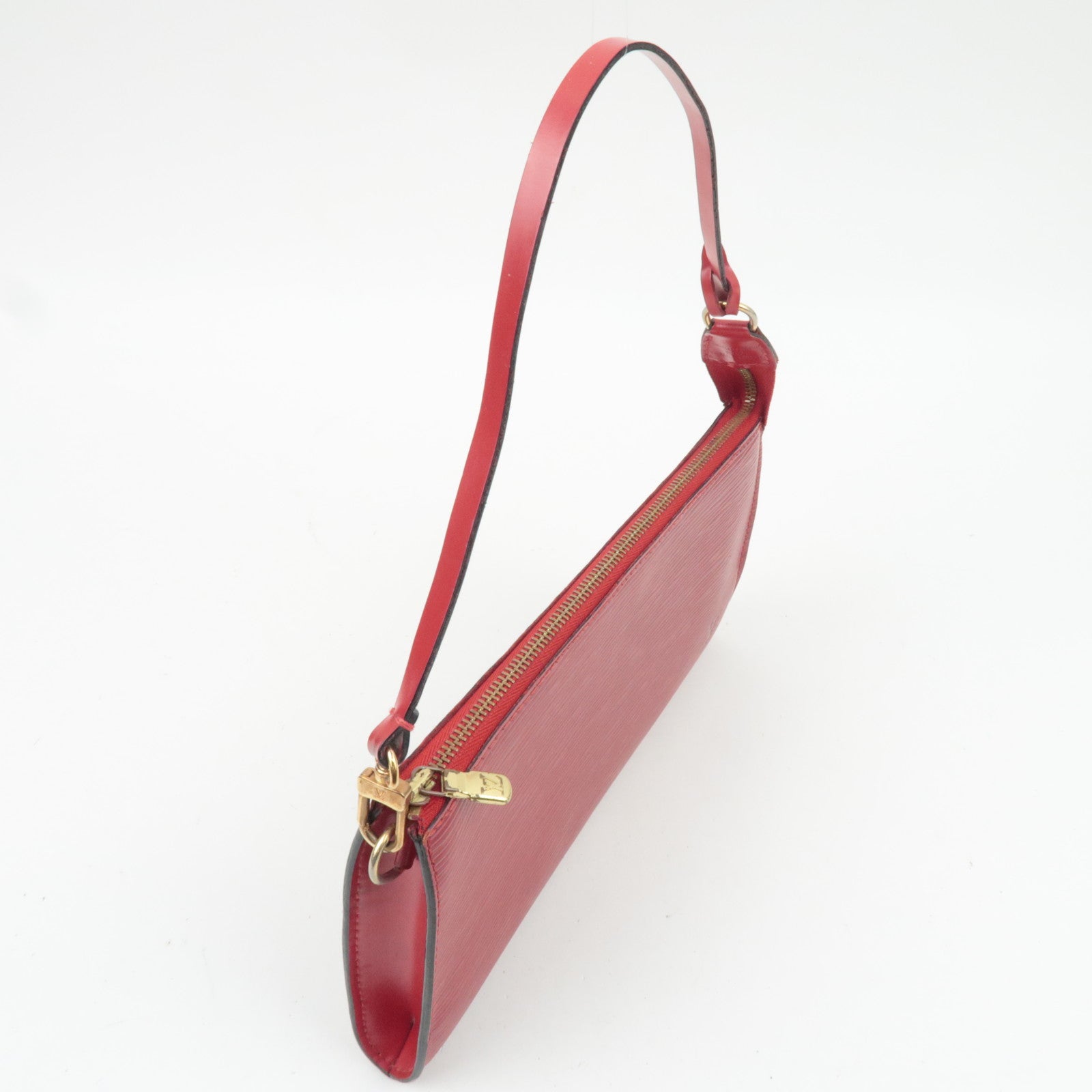 Louis Vuitton Epi Pochette Accessoires Handbag Castilian Red M52947