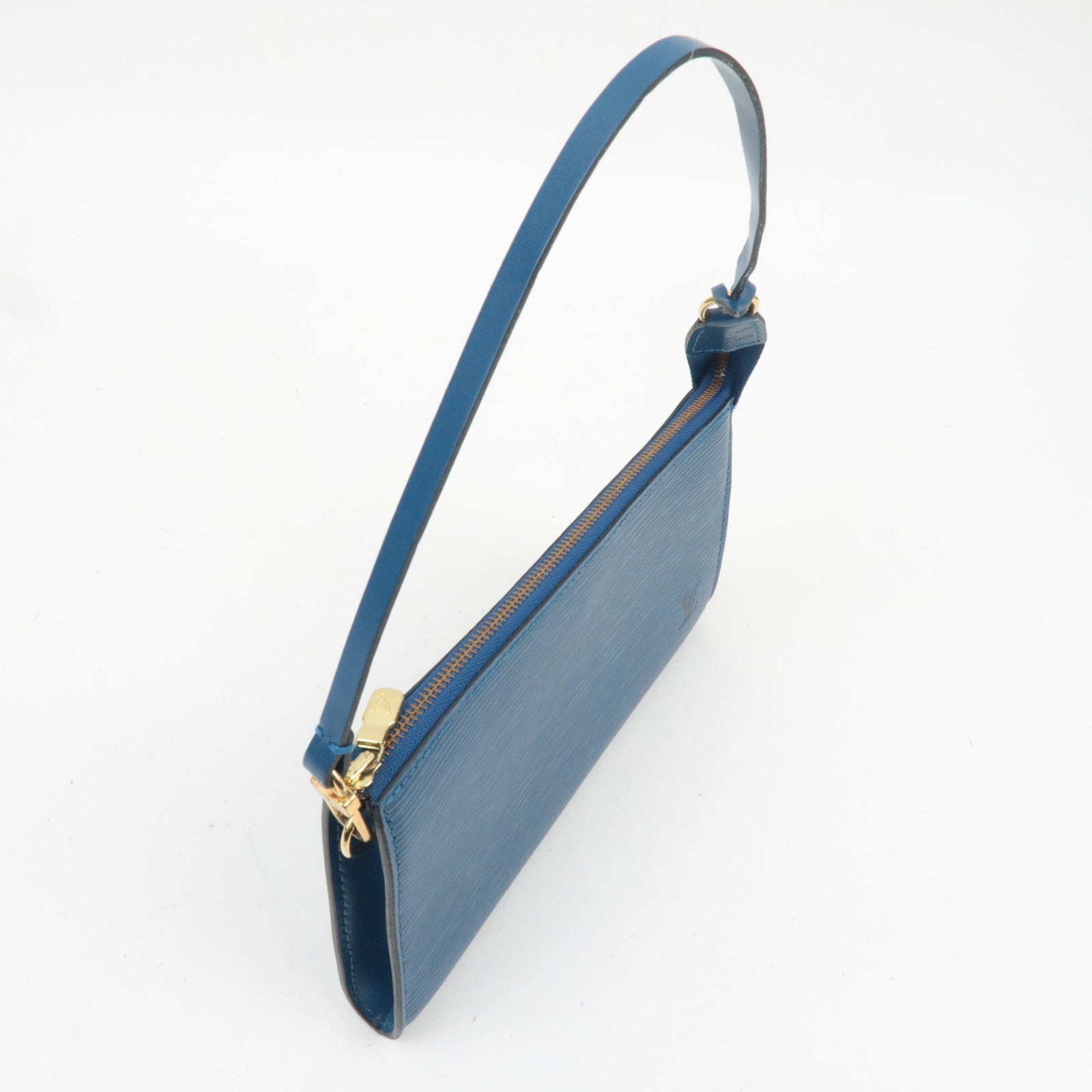 Louis Vuitton Epi Pochette Accessoires Handbag Toledo Blue M52945