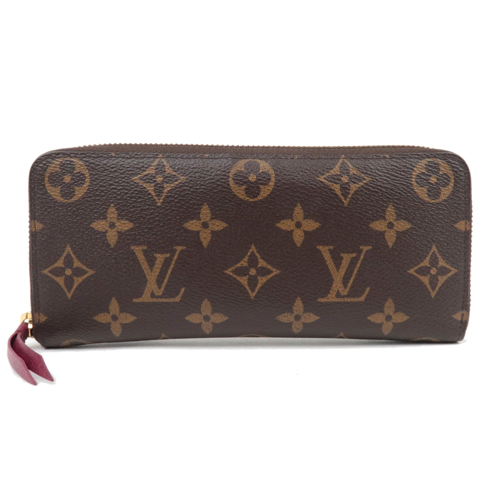 Louis Vuitton Monogram Portefeuille Clemence Long Wallet Fuchsia M6074284720
