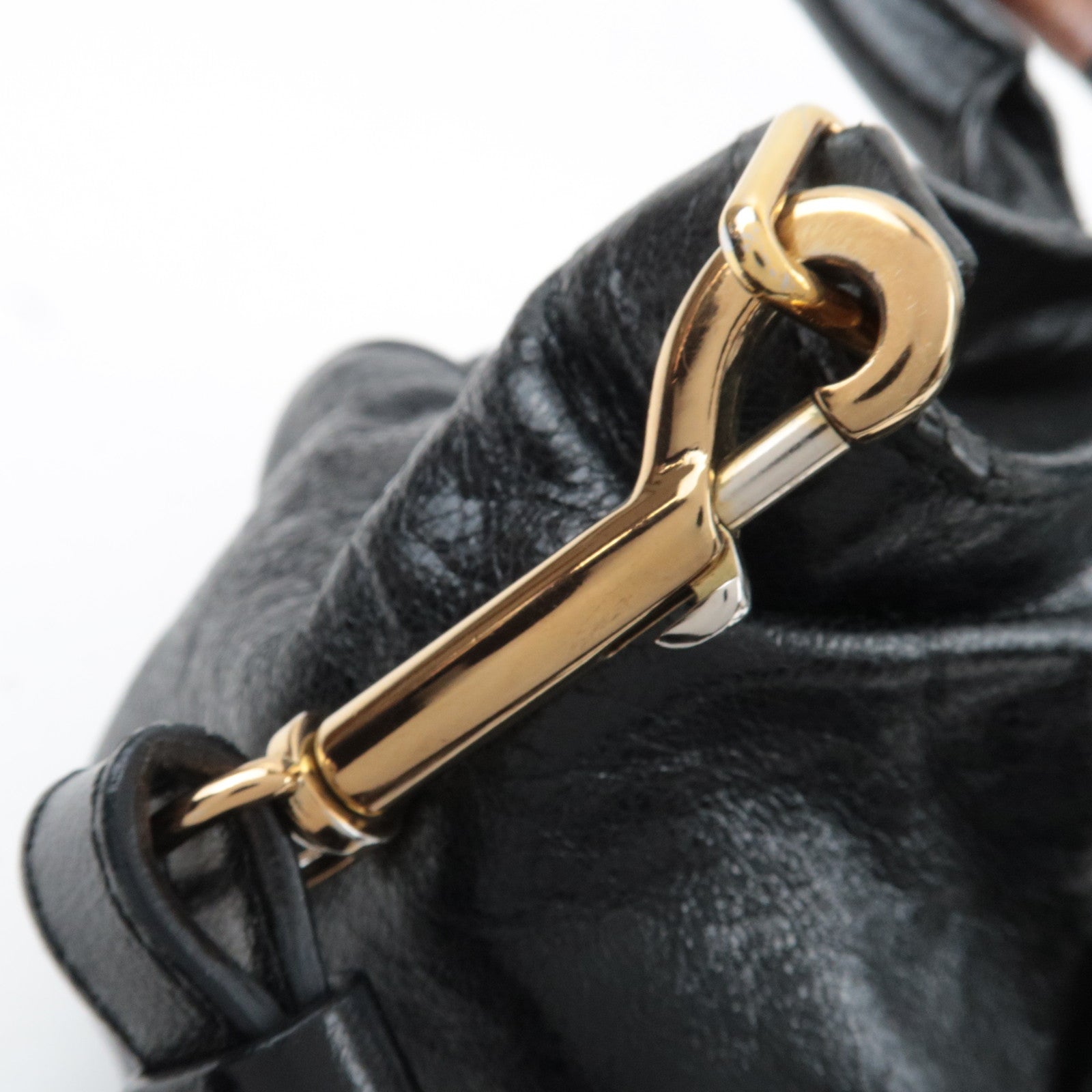 Chloe Ethel Small Leather 2Way Shoulder Bag Black *Dust bag, Strap