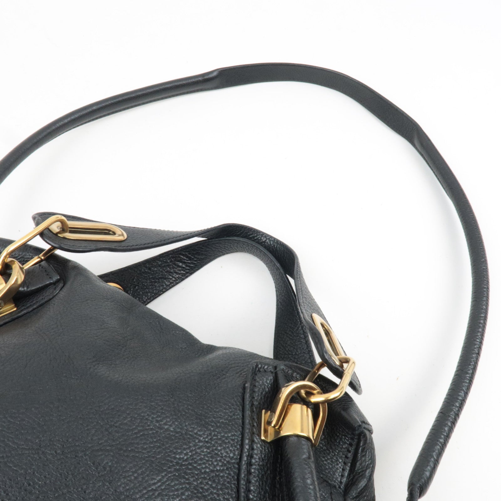 Chloe Paraty Leather 2Way Shoulder bag Black