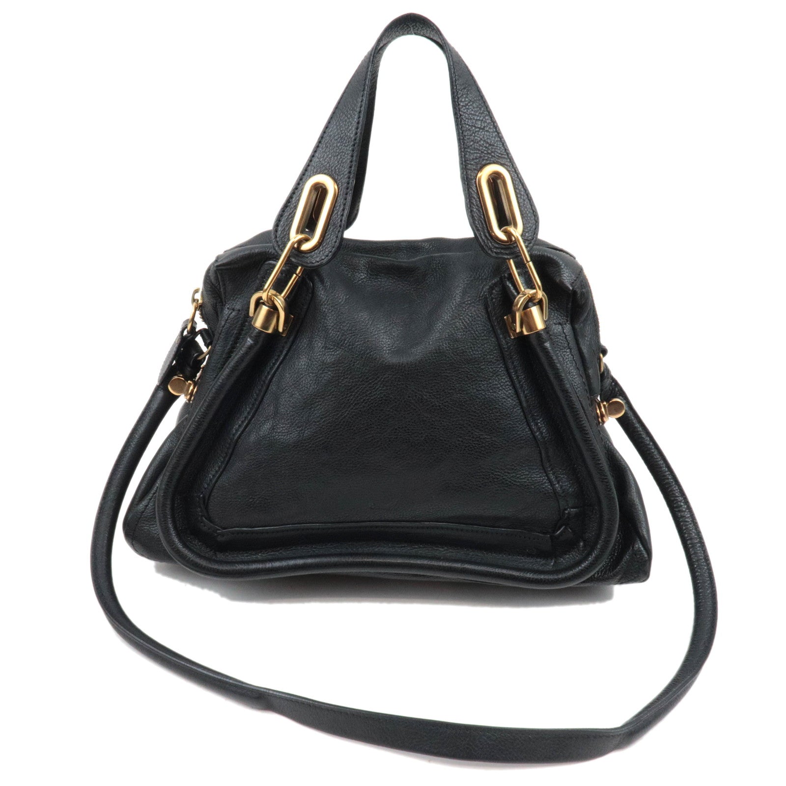 Chloe Paraty Leather 2Way Shoulder bag Black84749