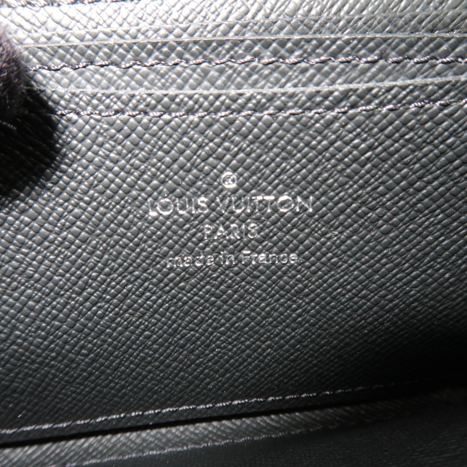 Louis Vuitton Monogram Eclipse Zippy Coin Purse Vertical M81662 *Box, Dust bag