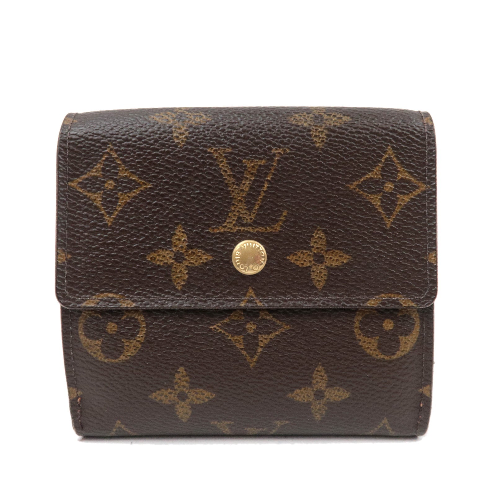 Louis Vuitton Monogram Porte Monnaie Carte Credit Trifold Wallet M6165284780