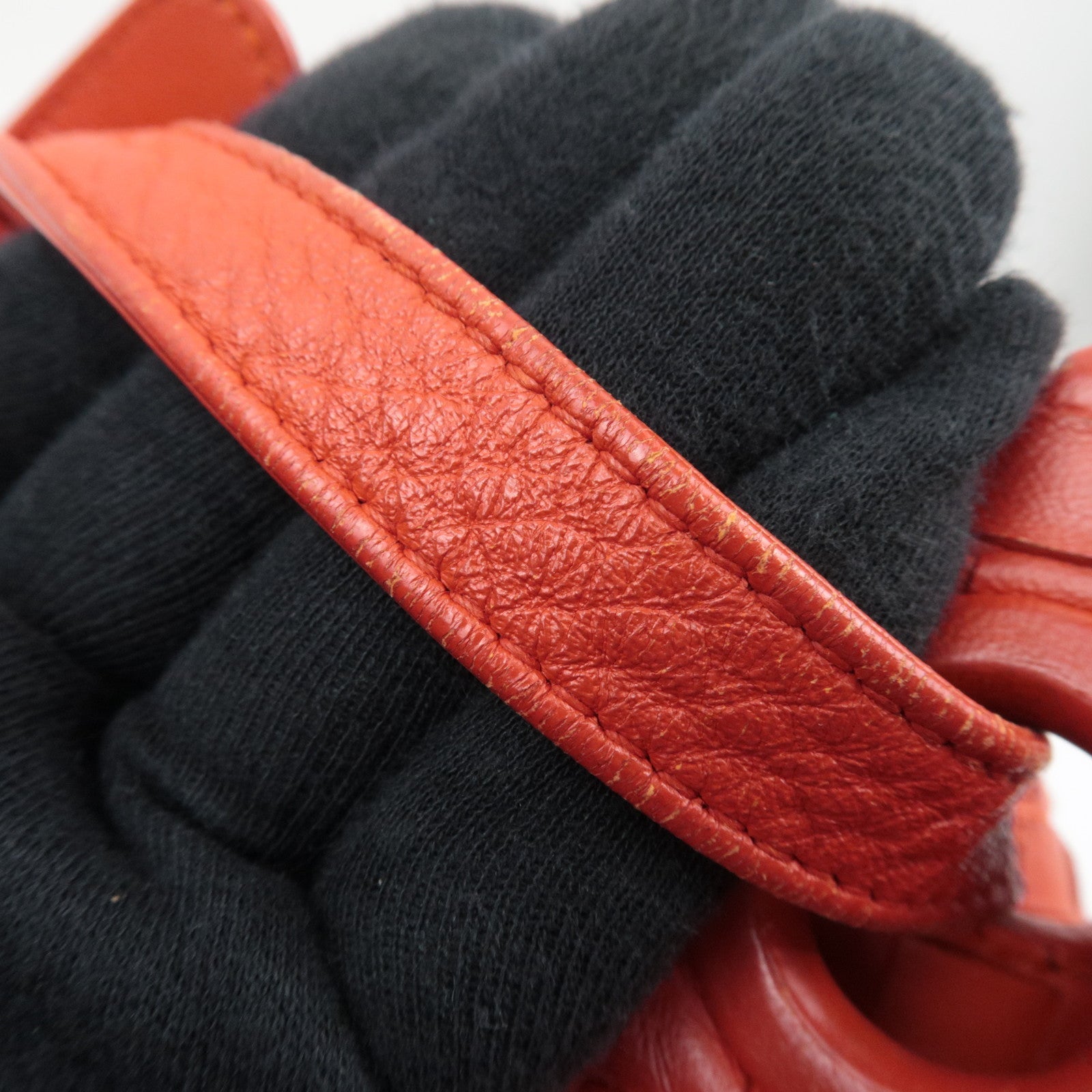 BOTTEGA VENETA Intrecciato Leather Medium Garda Shoulder Bag Orange