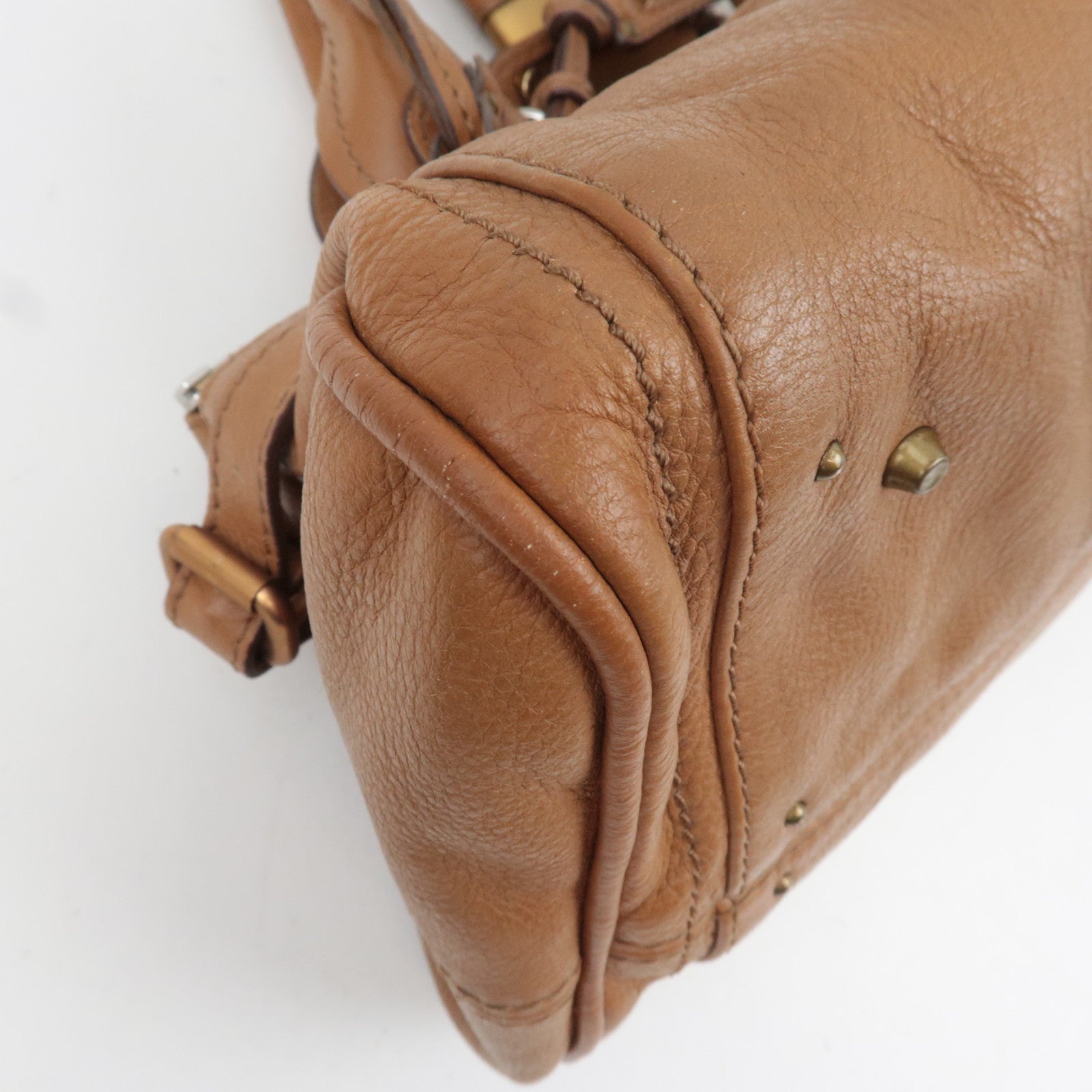 Chloe Paddington Leather Handbag Brown *Key Lock