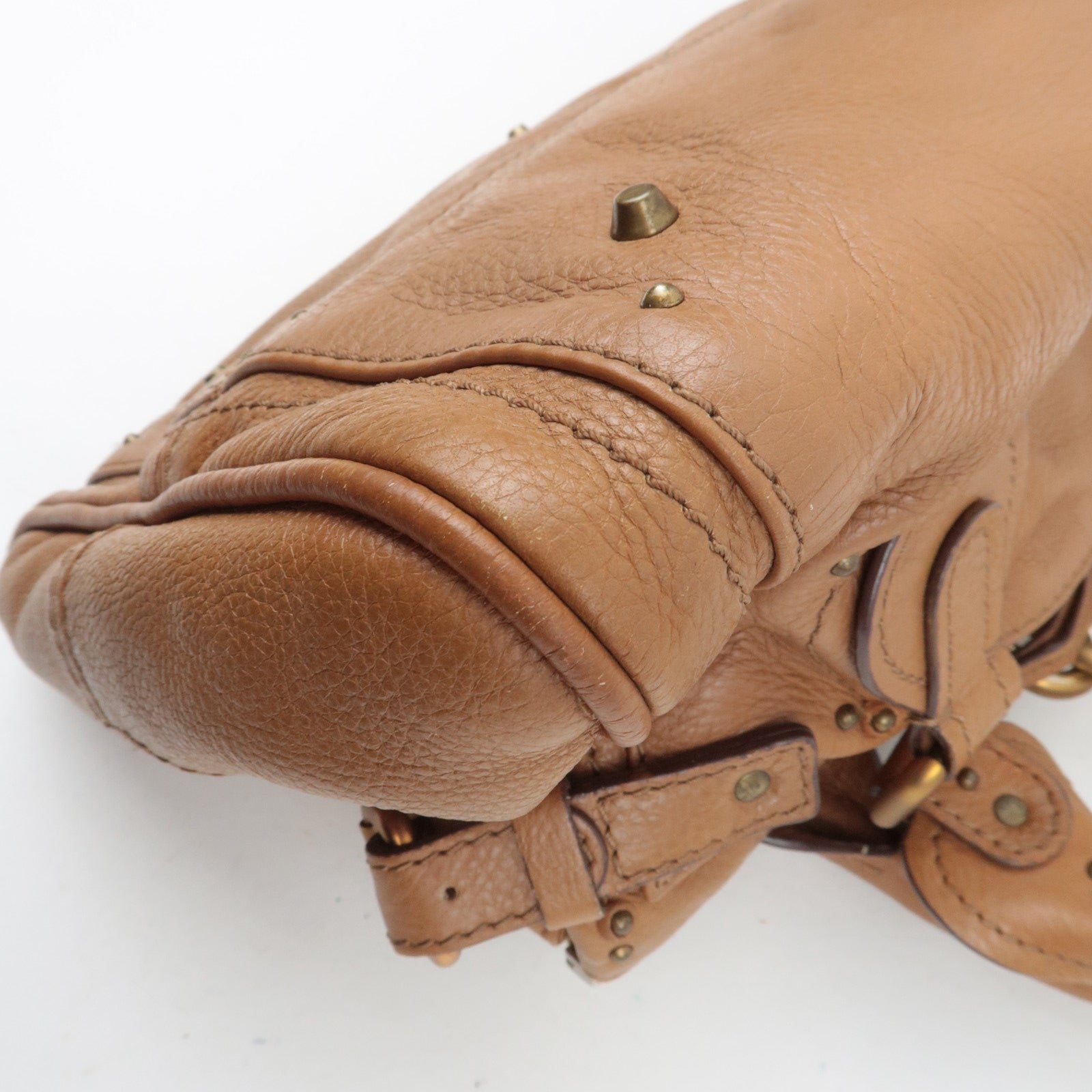 Chloe Paddington Leather Handbag Brown *Key Lock