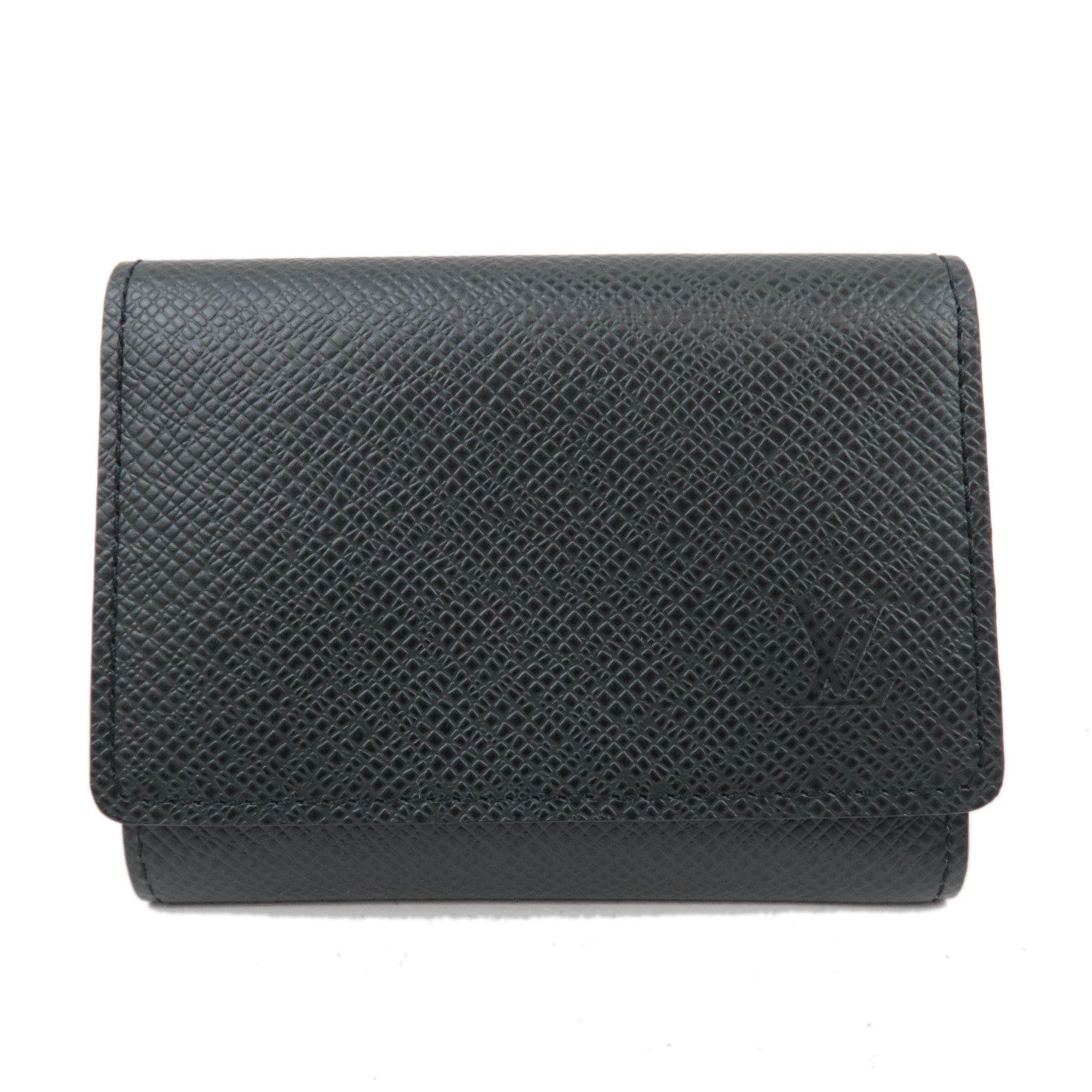 Louis Vuitton Taiga Envelope Carte De Visite Card Case Ardoise M3092284852