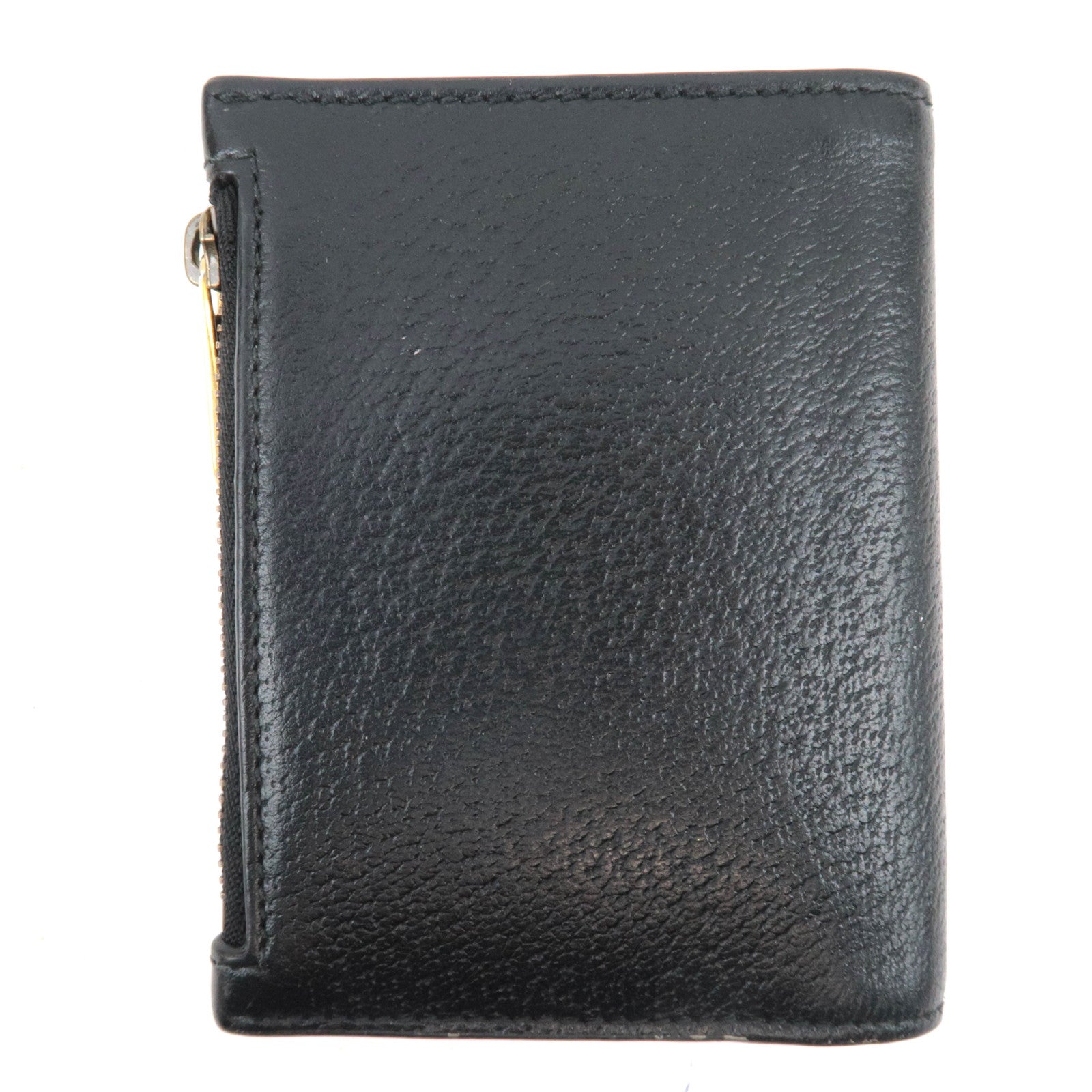 GUCCI GG Marmont Bifold Wallet Leather Black 760223