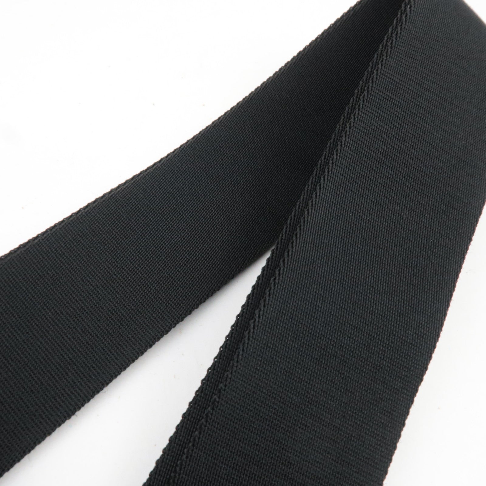 BVLGARI Logomania Canvas Leather Shoulder Bag Black