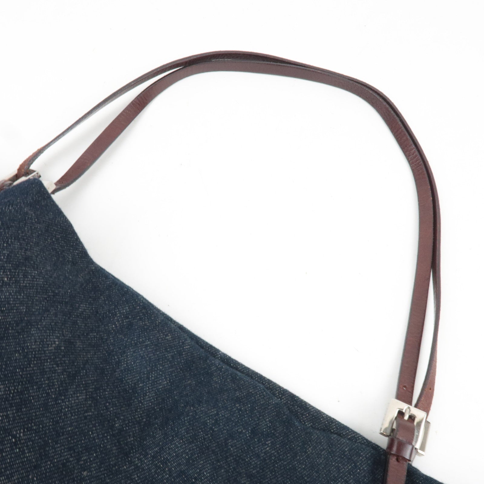 FENDI Denim Tote Bag Navy 26633