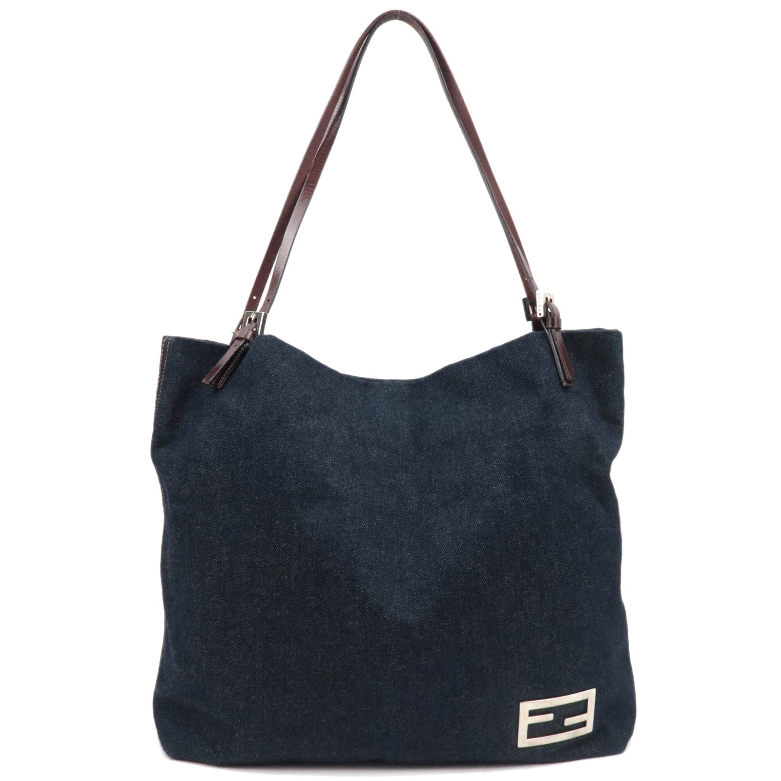 FENDI Denim Tote Bag Navy 2663384861
