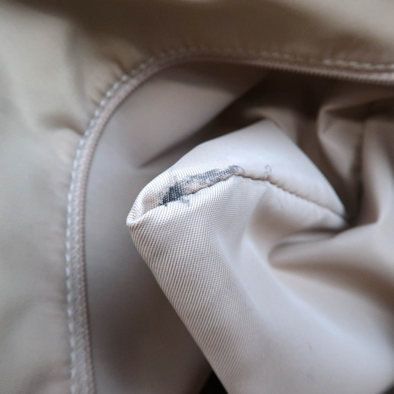 Christian Dior Street Chic Trotter Shoulder Bag Canvas Leather Beige