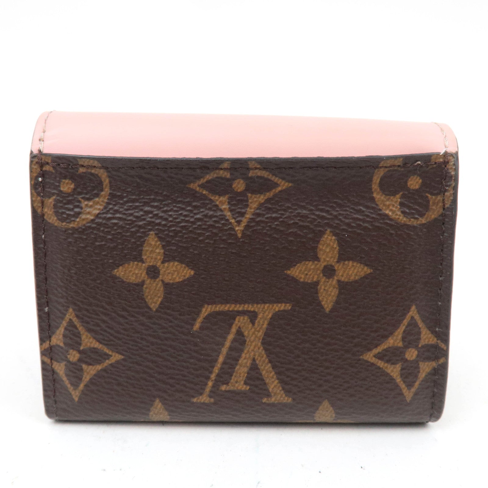 Louis Vuitton Monogram Portefeuille Zoe Trifold Wallet Rose Ballerine M62933