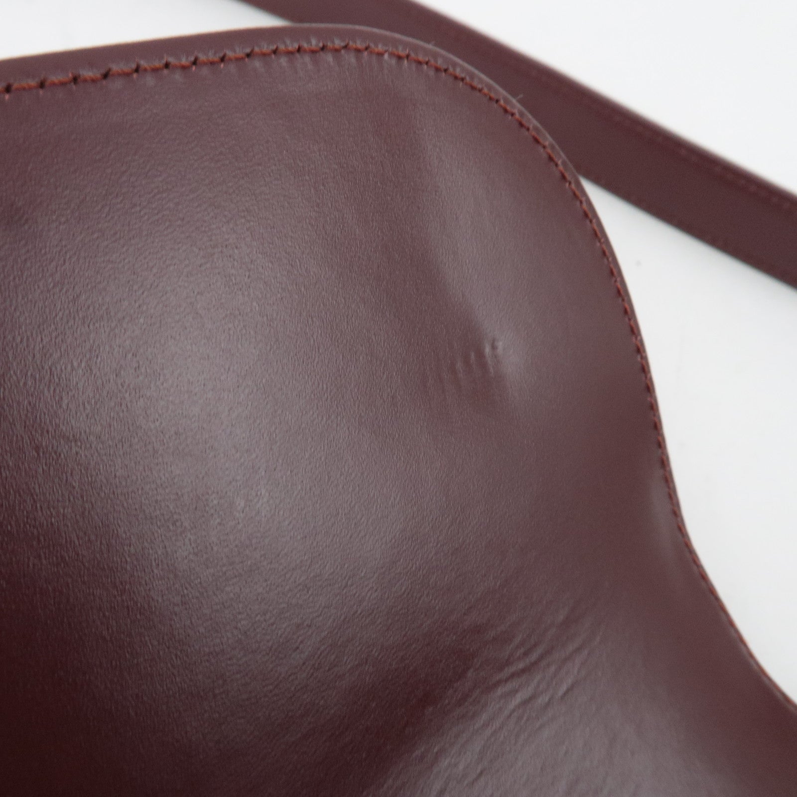 Cartier Must Line Shoulder Bag Leather Bordeaux