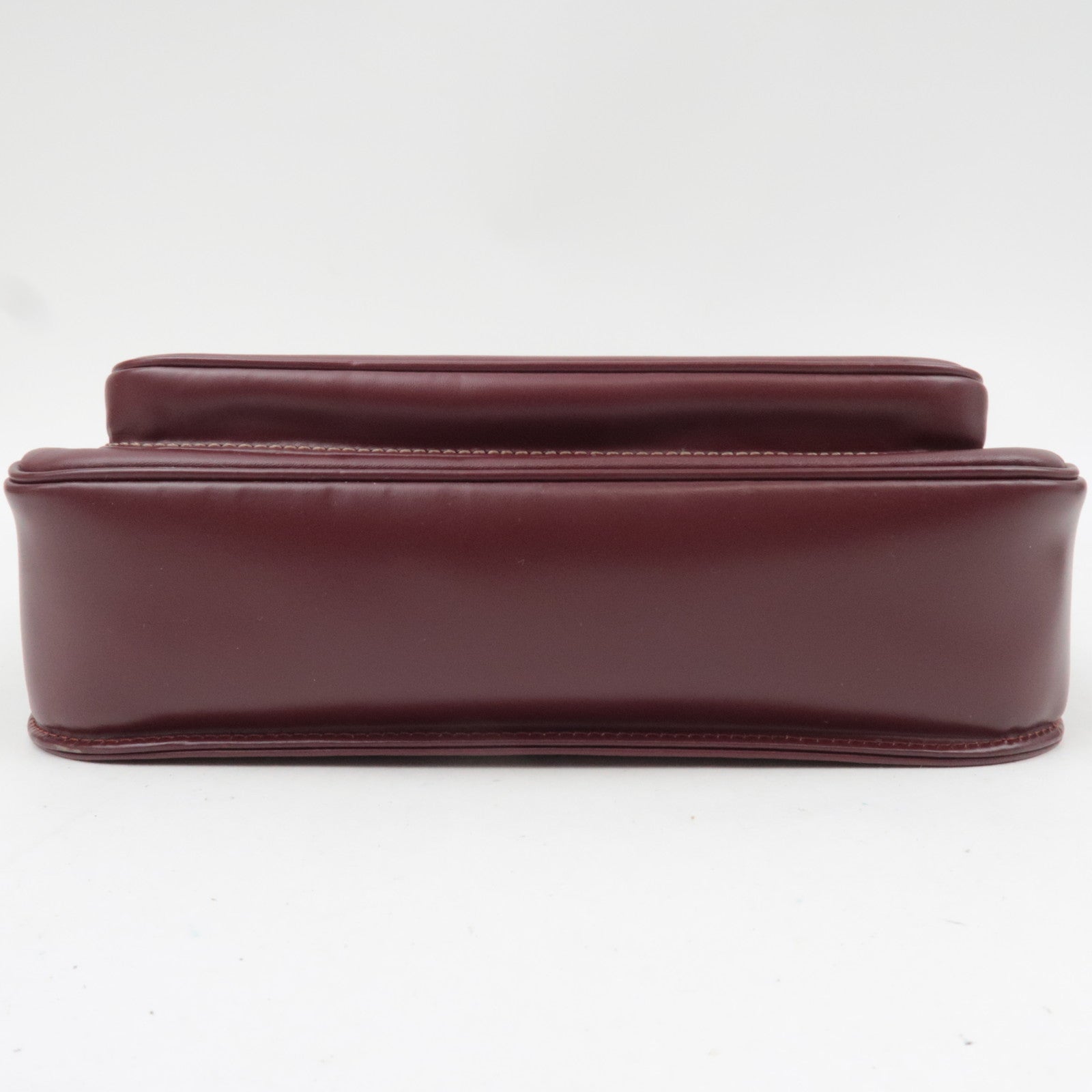 Cartier Must Line Shoulder Bag Leather Bordeaux