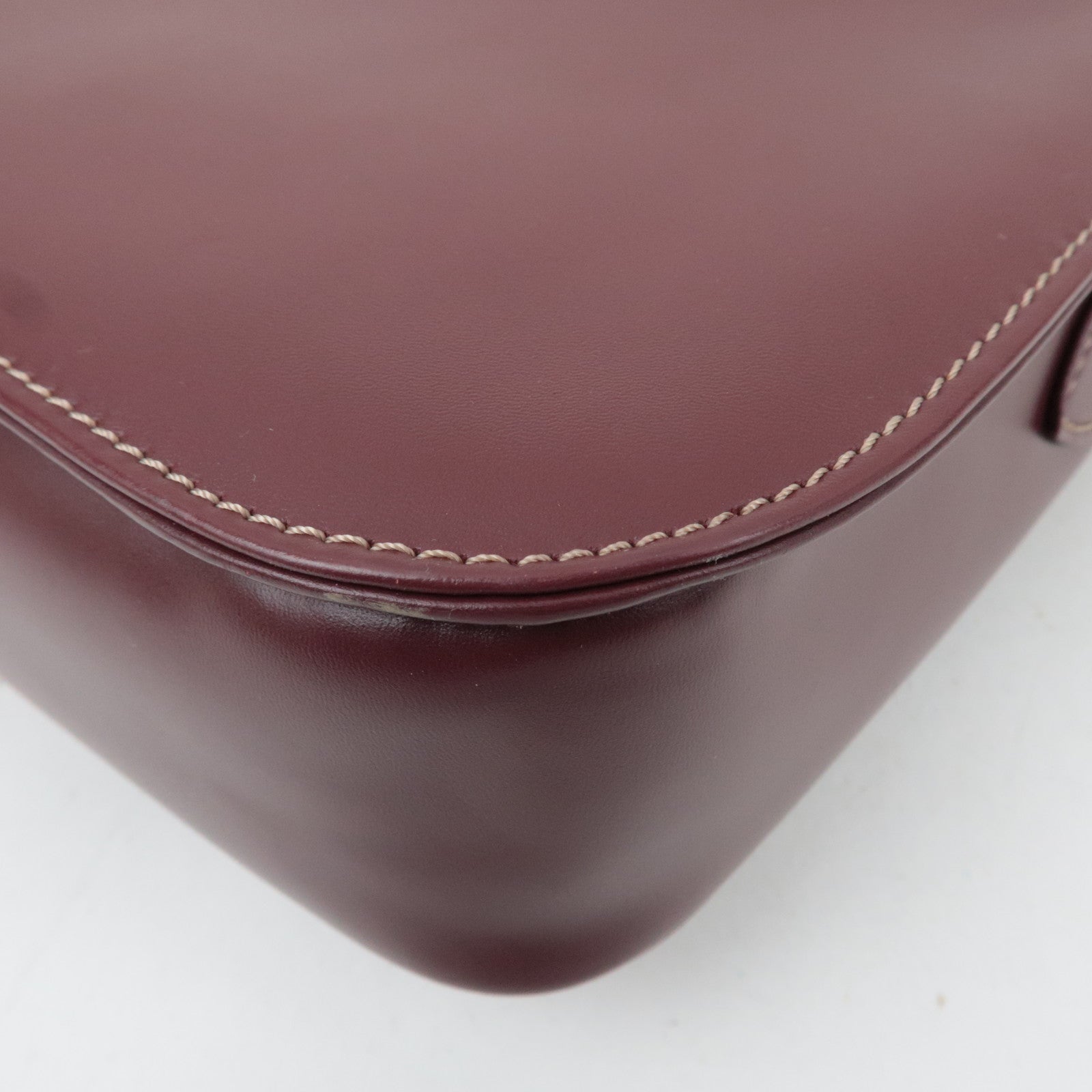 Cartier Must Line Shoulder Bag Leather Bordeaux