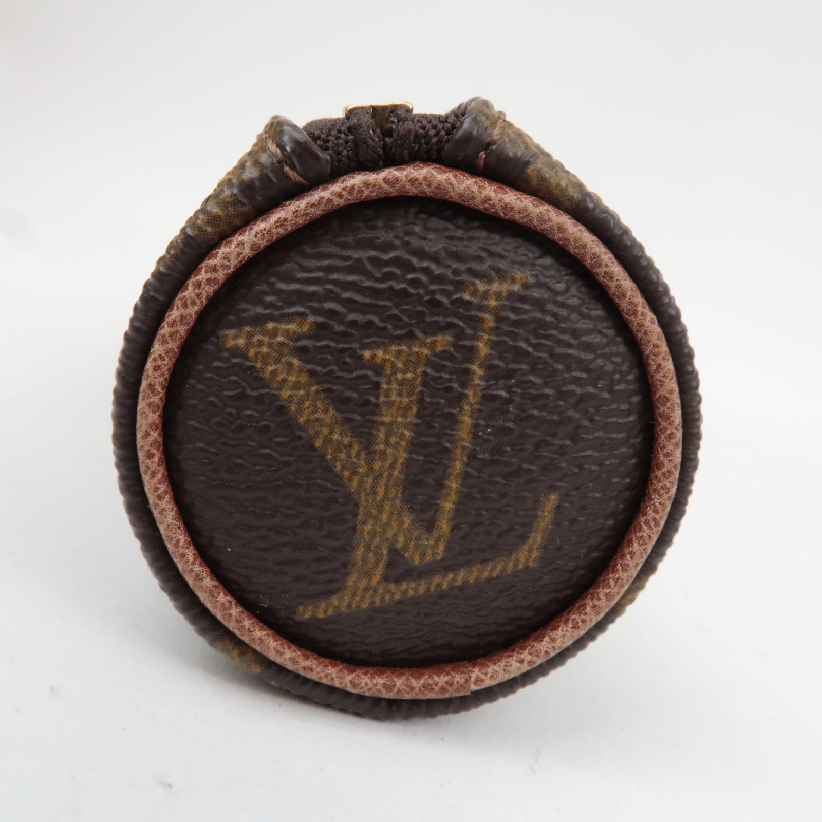 Louis Vuitton Monogram Etui 3 Ball de Golf Ball Case Mini Pouch M5824