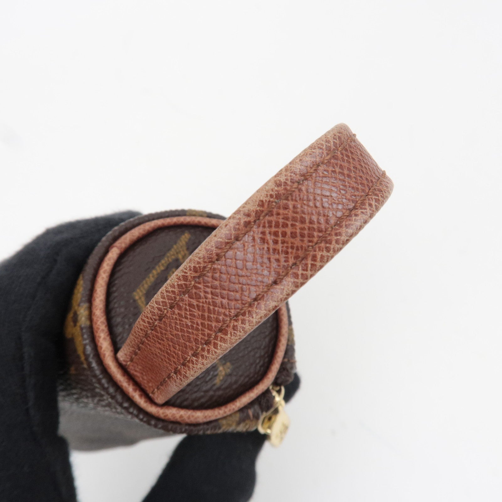 Louis Vuitton Monogram Etui 3 Ball de Golf Ball Case Mini Pouch M5824