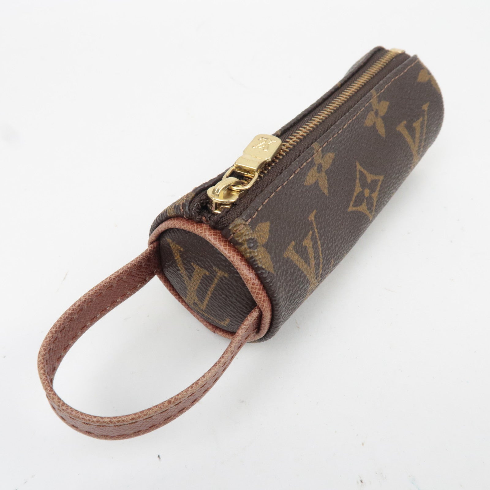 Louis Vuitton Monogram Etui 3 Ball de Golf Ball Case Mini Pouch M5824