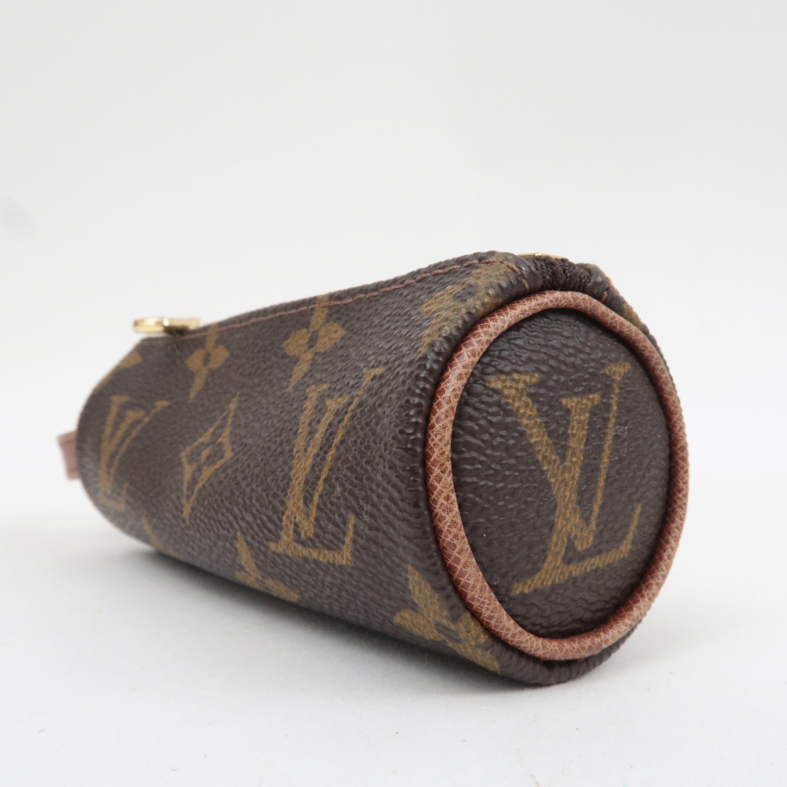 Louis Vuitton Monogram Etui 3 Ball de Golf Ball Case Mini Pouch M5824