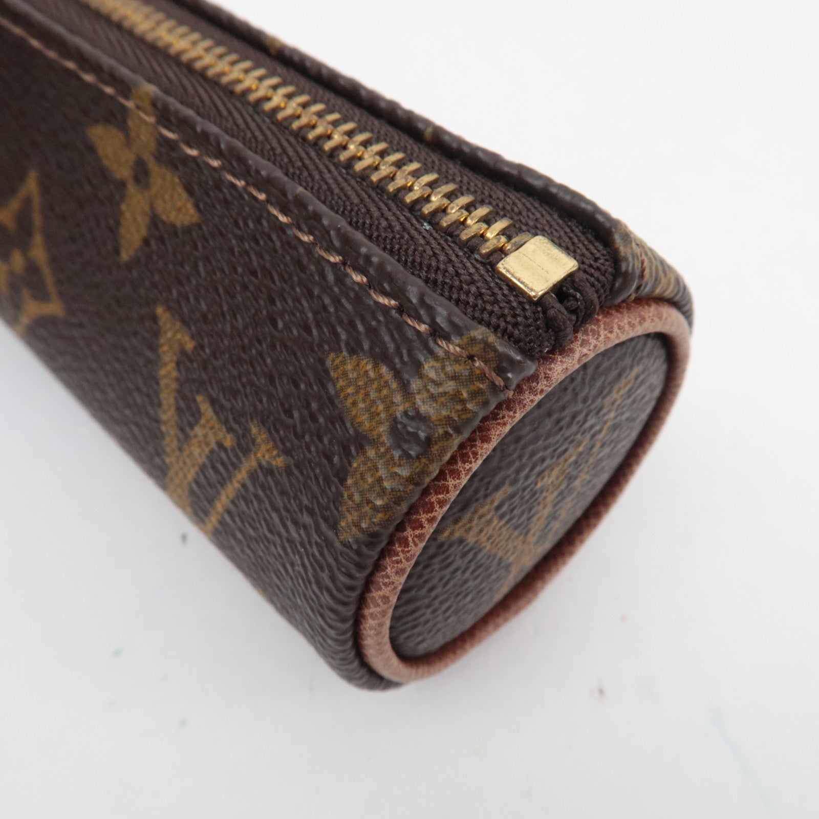 Louis Vuitton Monogram Etui 3 Ball de Golf Ball Case Mini Pouch M5824