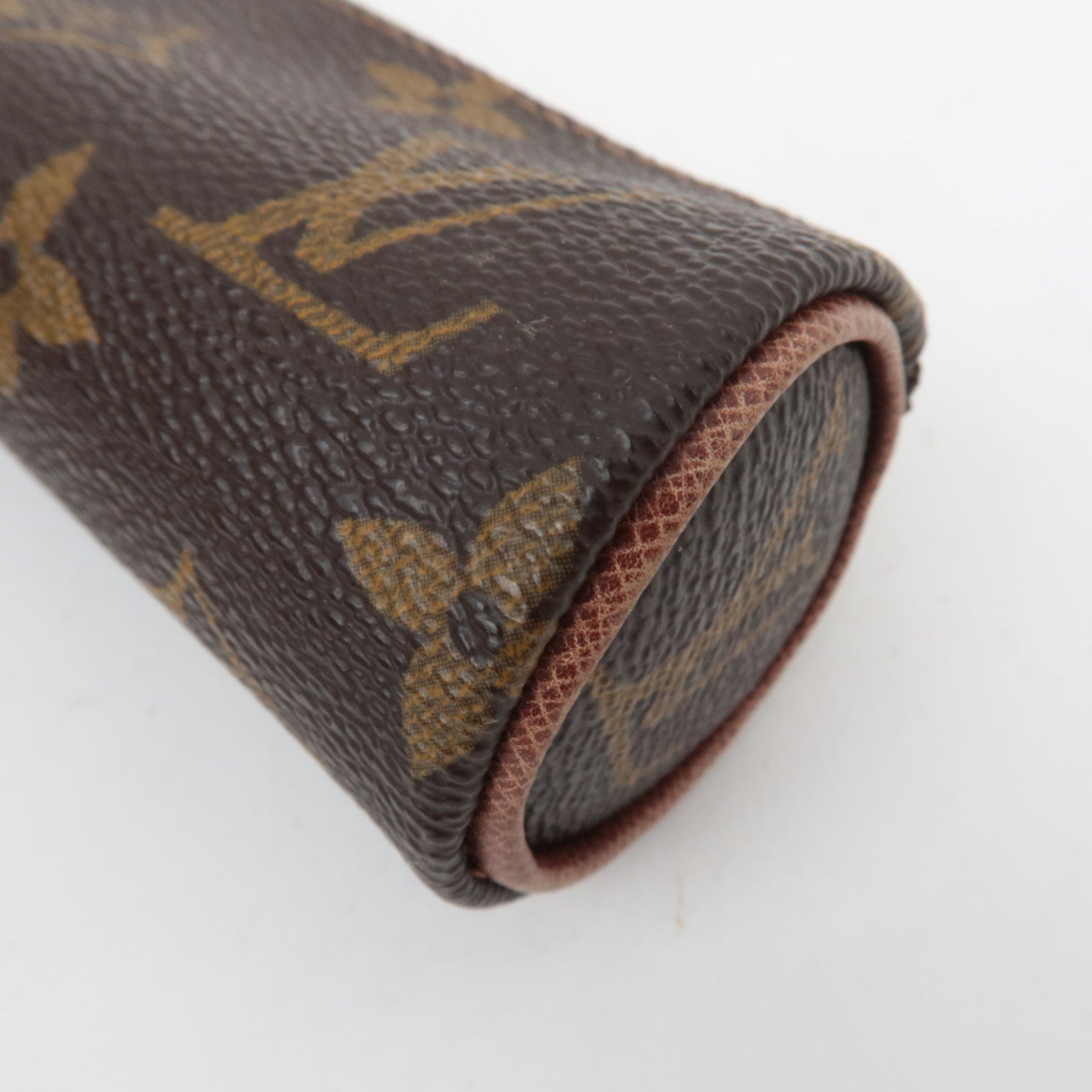 Louis Vuitton Monogram Etui 3 Ball de Golf Ball Case Mini Pouch M5824