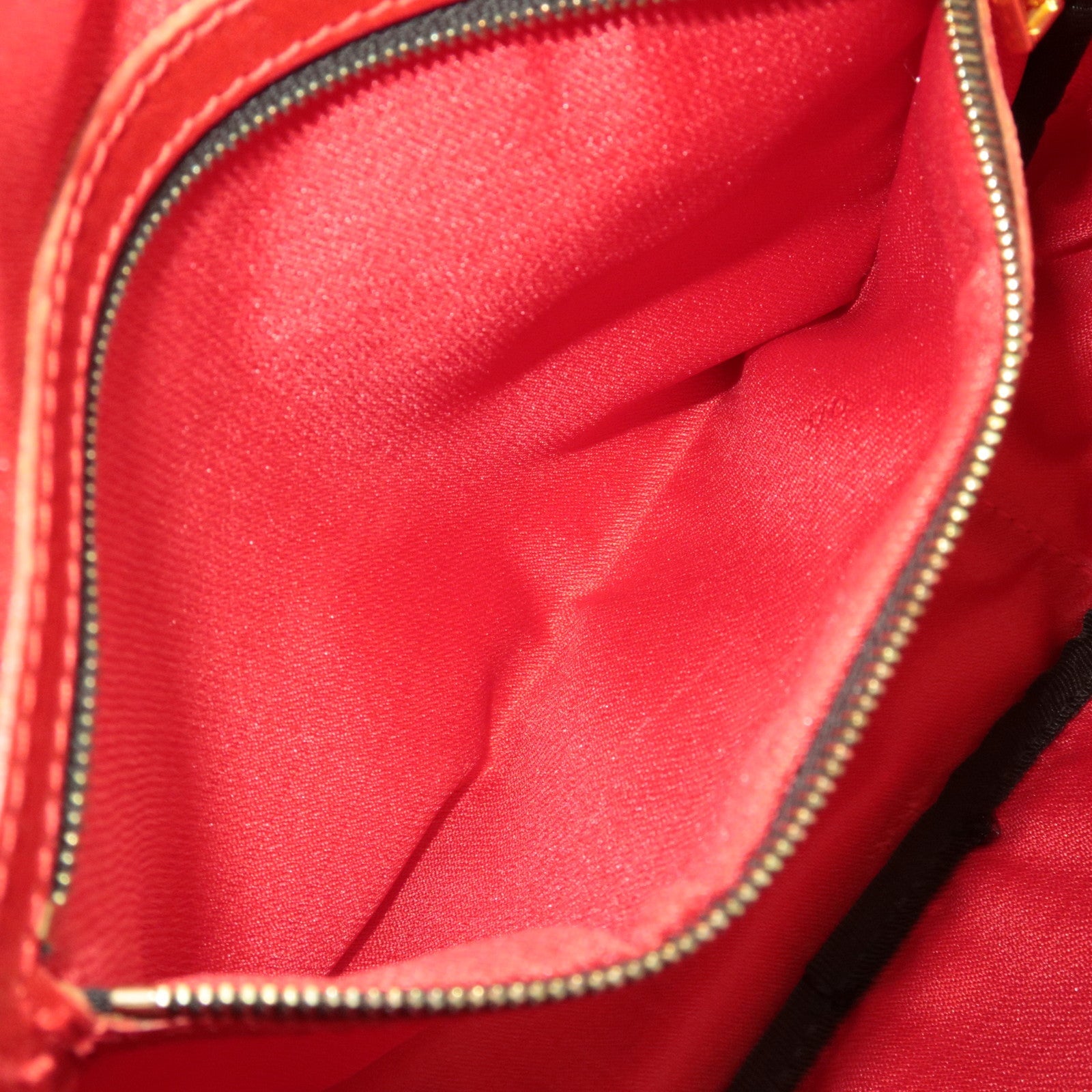 FENDI Leopard Canvas Leather Shoulder Bag Beige Red *Strap