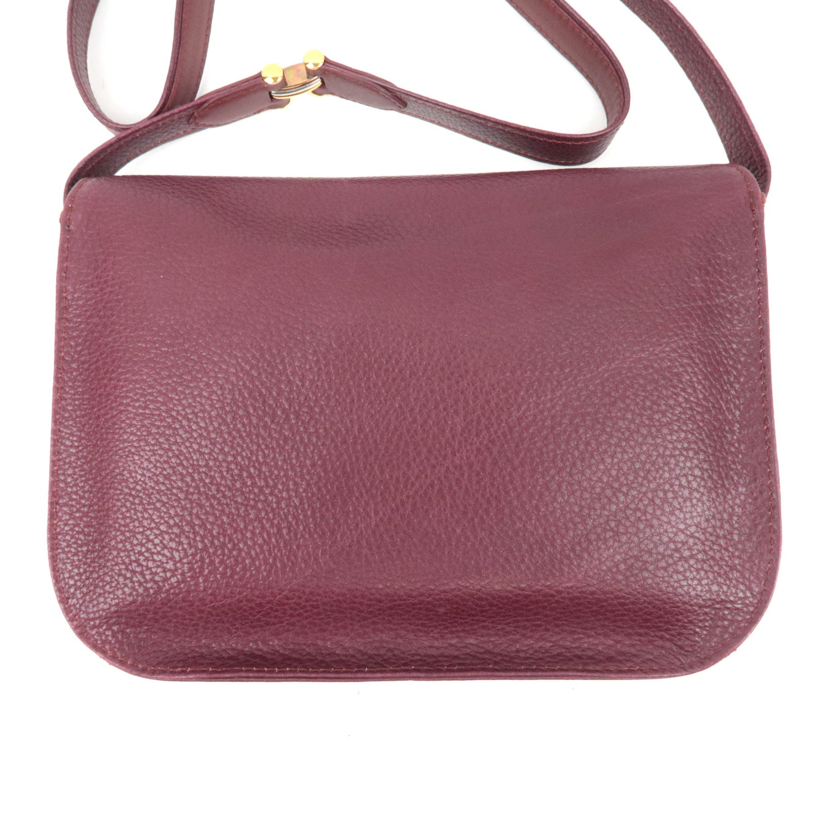 Cartier Must Line Shoulder Bag Leather Bordeaux *Dust Bag