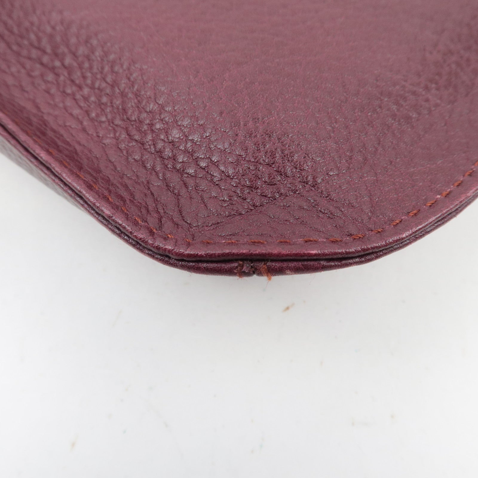 Cartier Must Line Shoulder Bag Leather Bordeaux *Dust Bag