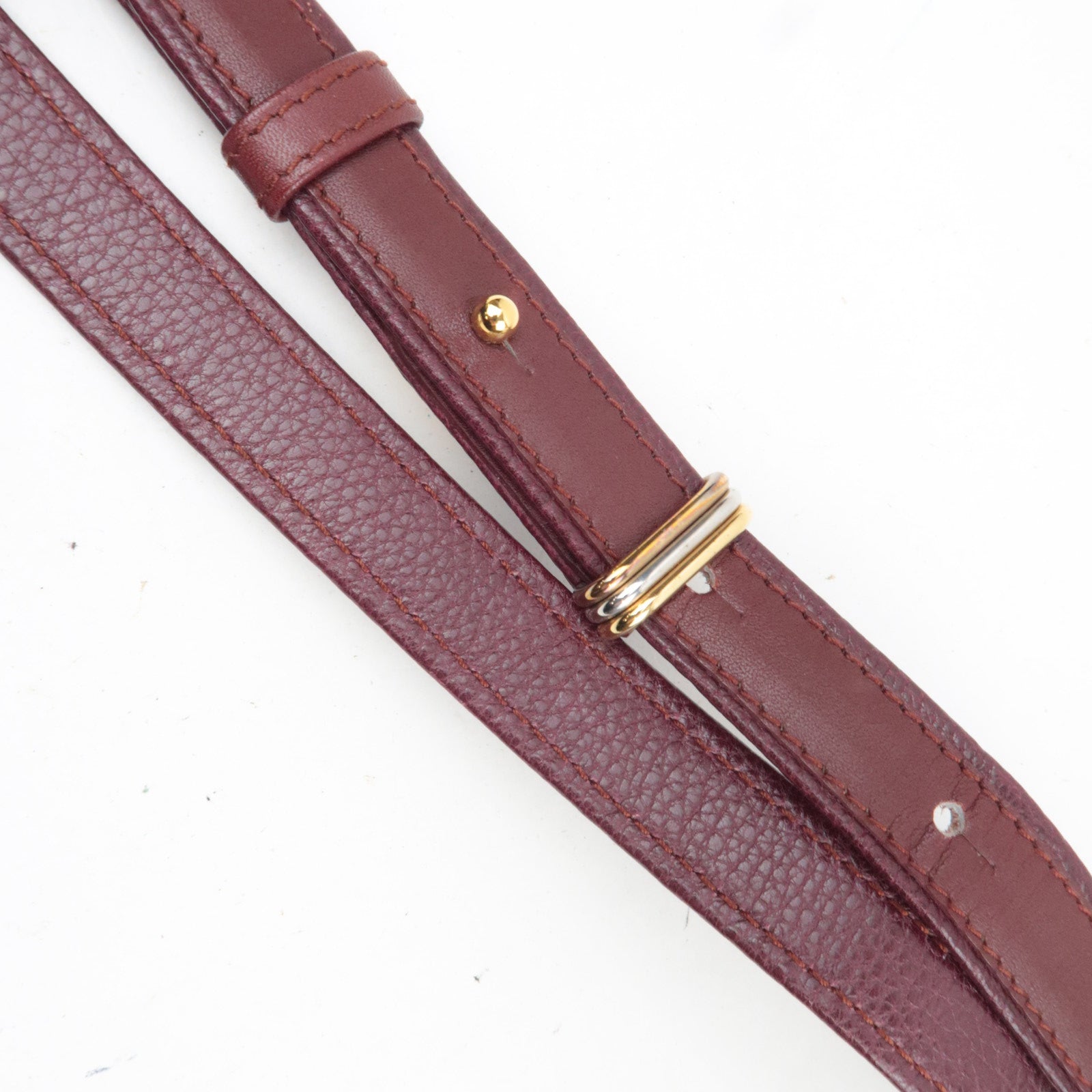 Cartier Must Line Shoulder Bag Leather Bordeaux *Dust Bag