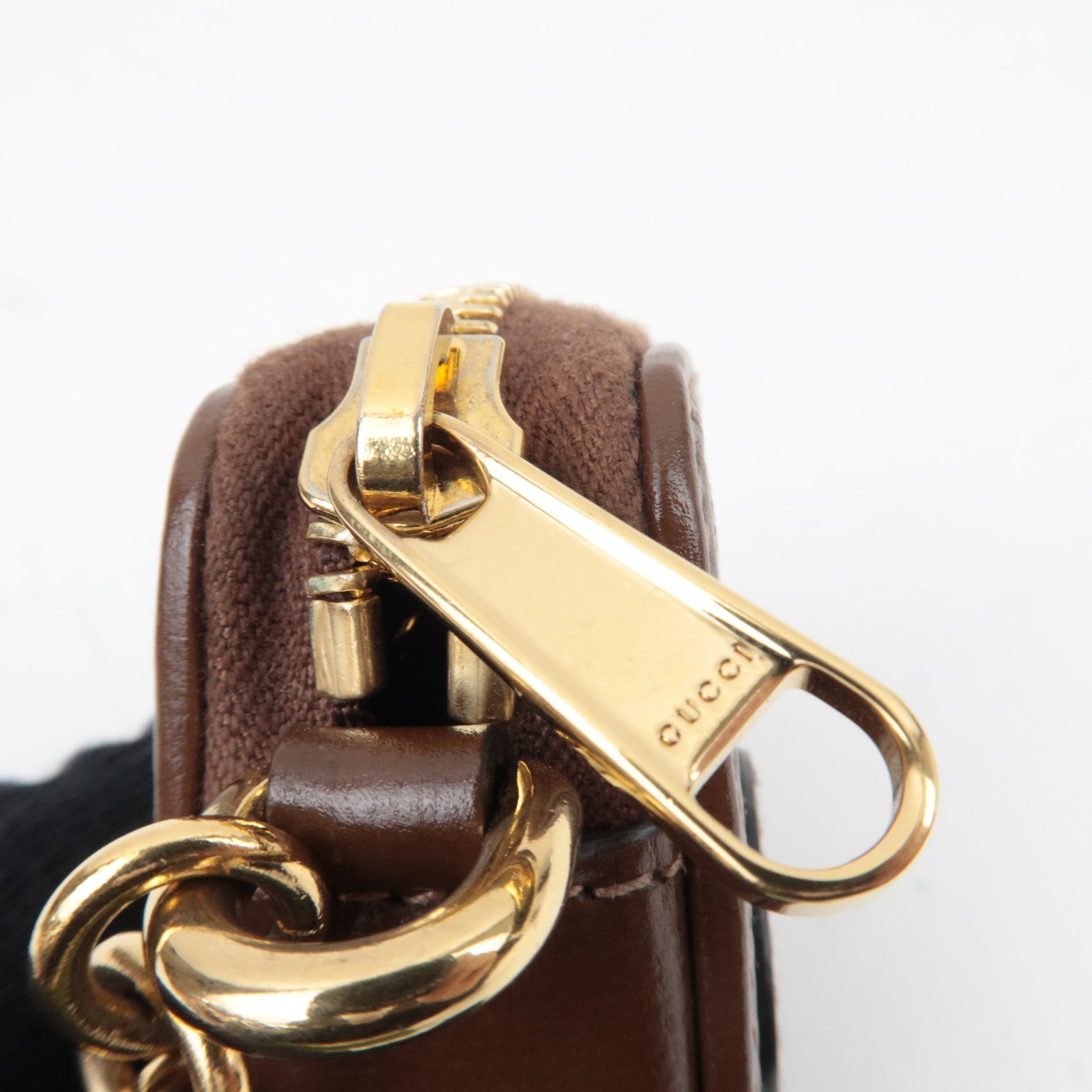 GUCCI GG Supreme Interlocking G Key Case Beige 751614